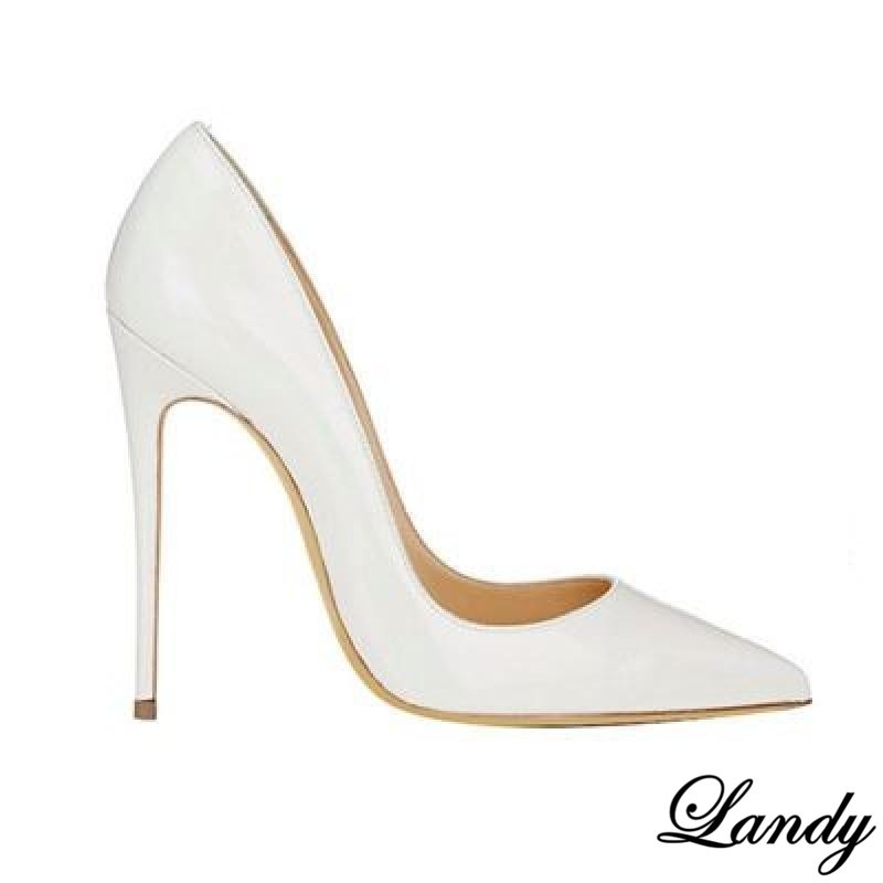 Womens High Heel Stiletto Pointed Toe Shiny Faux Leather Party Shoes Banquet Hot