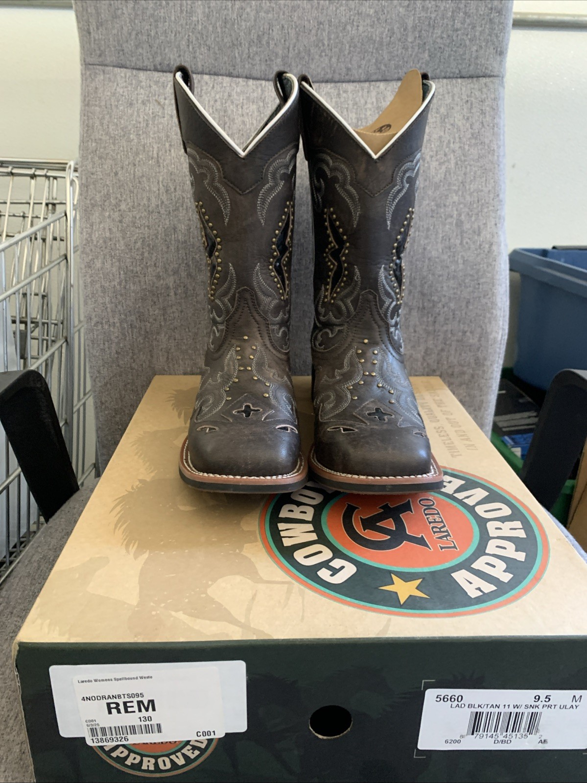 PICK SIZE Laredo 5660 Women’s Spellbound Leather Western Cowboy Boot