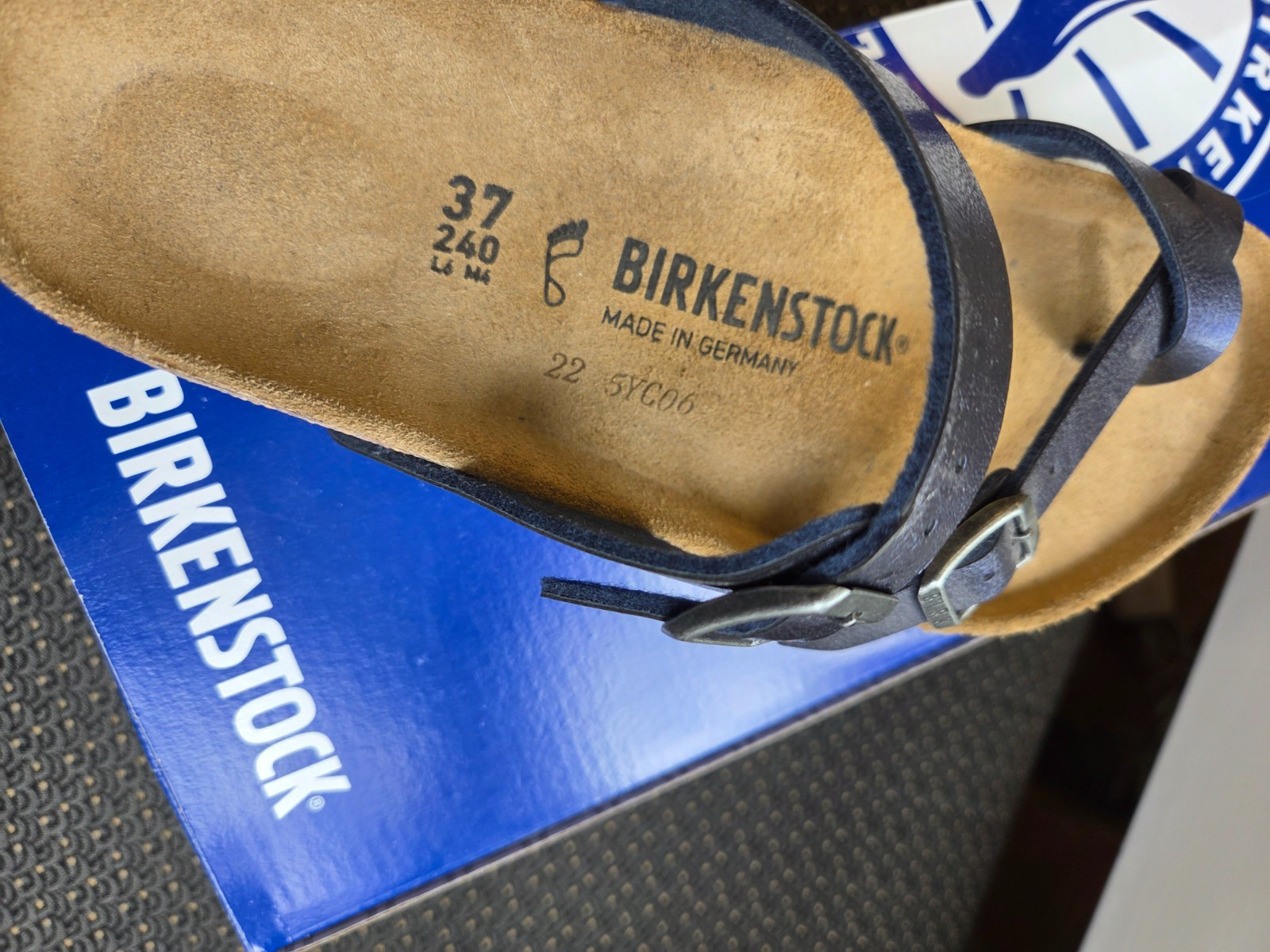 Birkenstock Mayari Graceful Midnight Birko-Flor Size 37