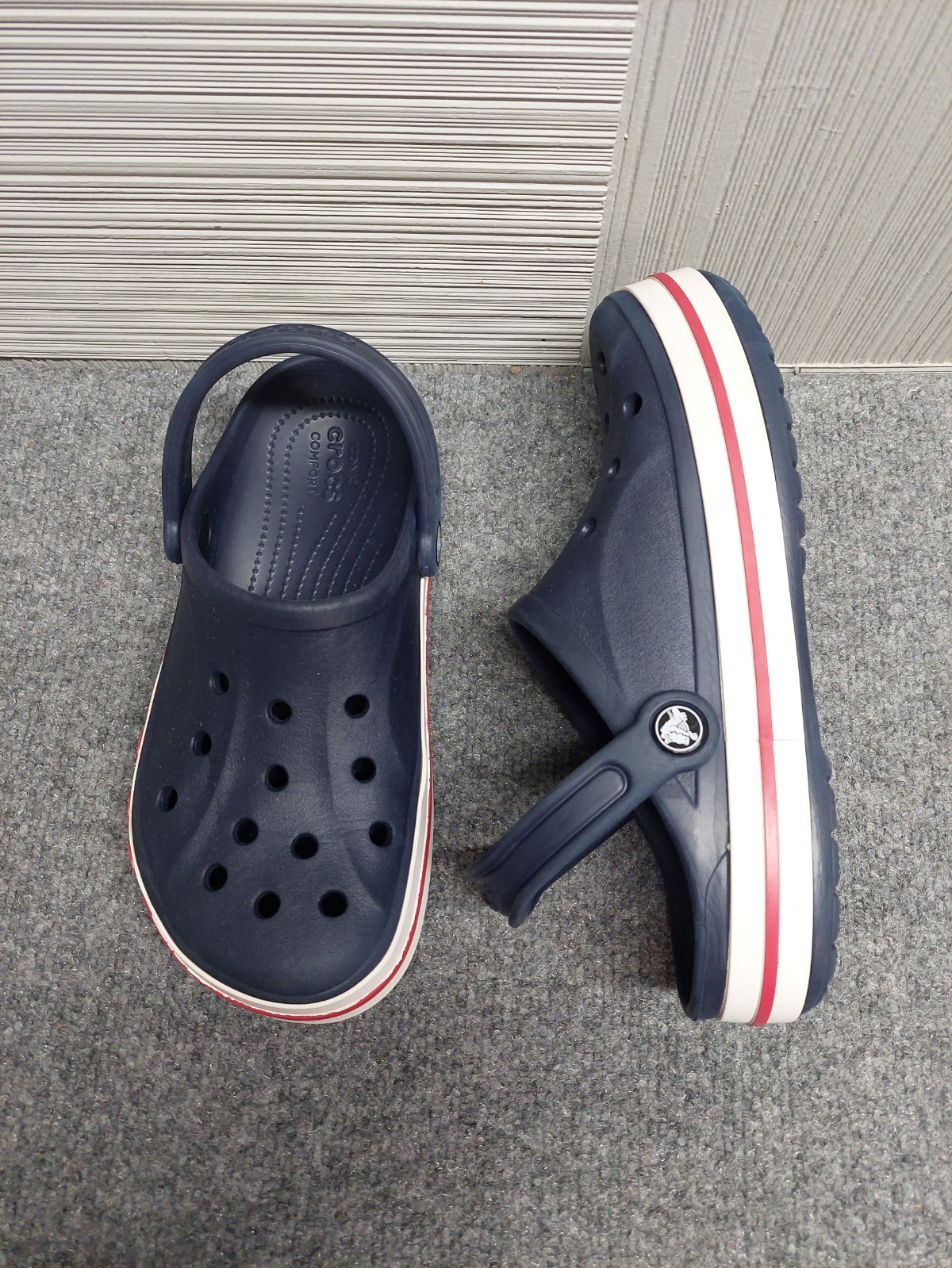 Crocs Bayaband Clogs Women Sandals 8 Blue Closed Toe Slip On Comfortable Outdoor