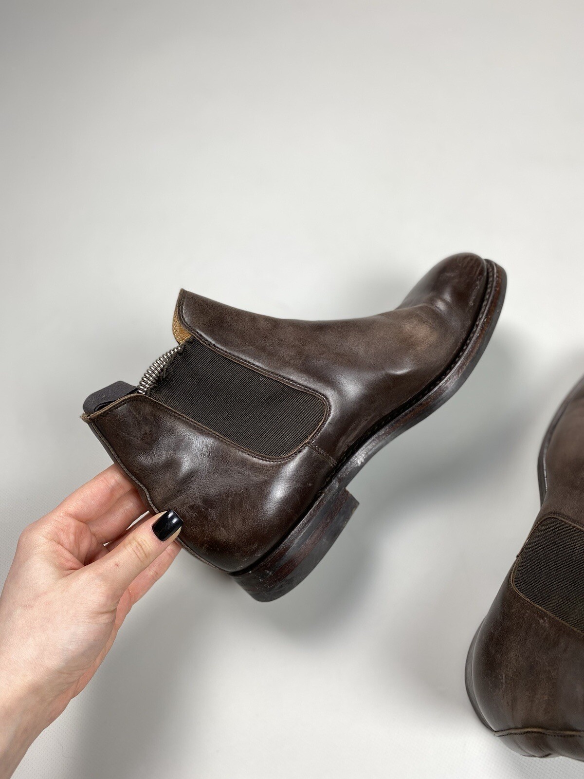 Crockett & Jones Gresham ladies leather Chelsea shoes boots size 9