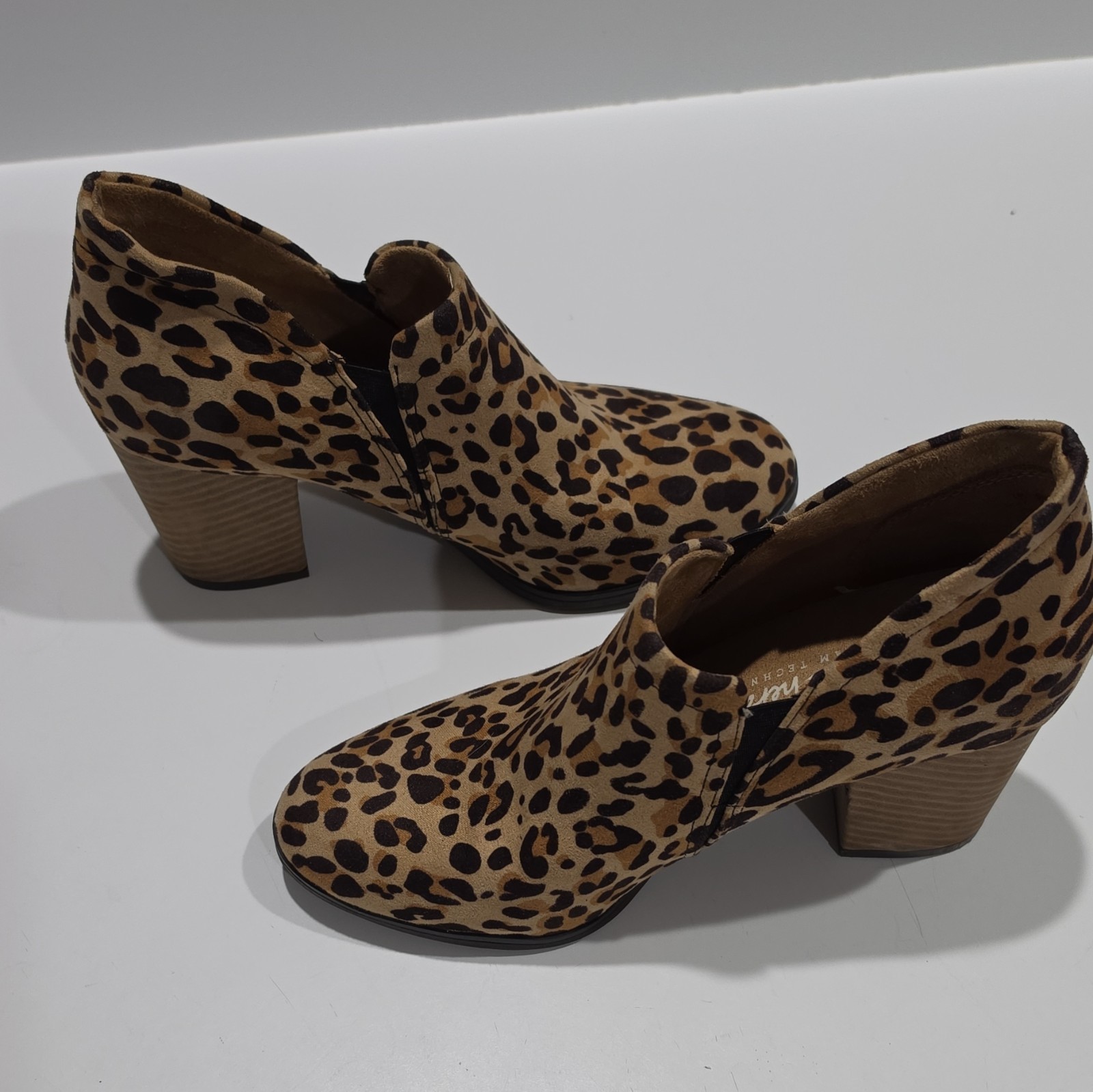 Dr. Scholl’s Shoes BE Energized Women’s Animal Print Faux Suede Bootie 8.5