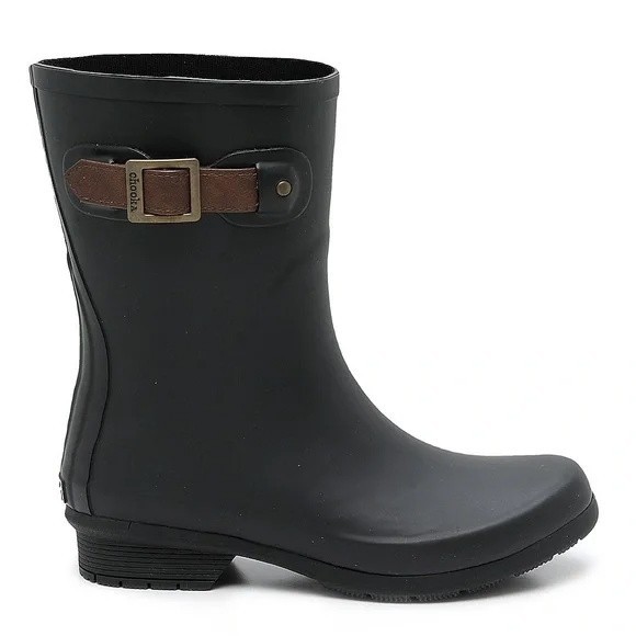 Chooka Women’s DOWNTOWN MID Black Bootie ( 6 M )