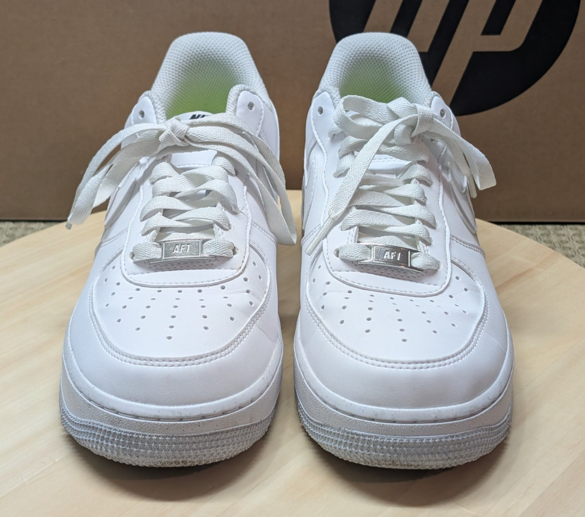 Nike Women’s Air Force 1 Low Next Nature DC9486-101 White Metallic Grey – Sz 9