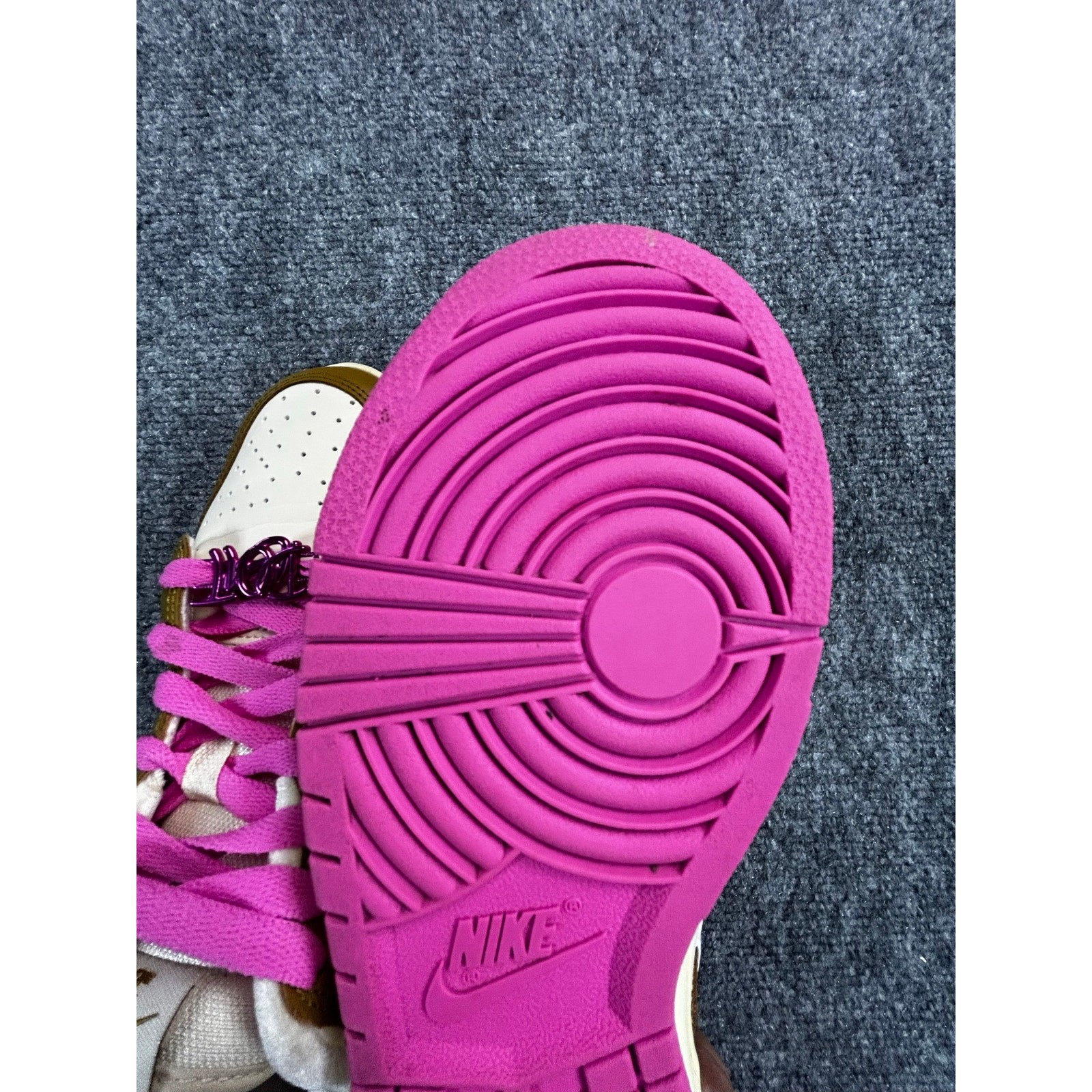 Nike Dunk Low SE Just Do It Bronzine Pink Women 8.5 Men 7 FD8683-700 Box