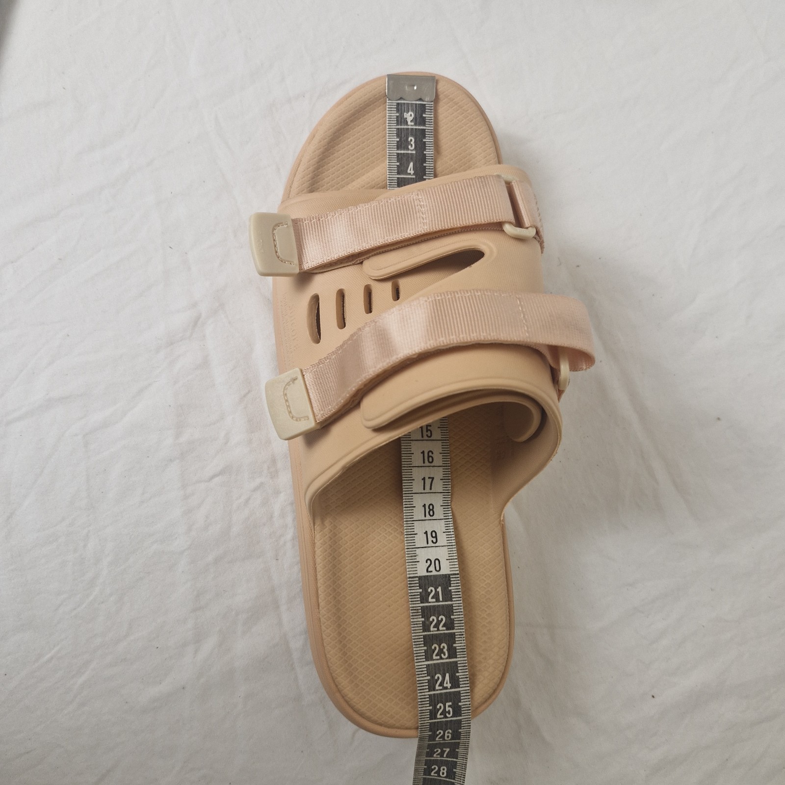 SUICOKE Unisex Platform Sandals Peach Comfort Slides Japan EU41 Super Cool