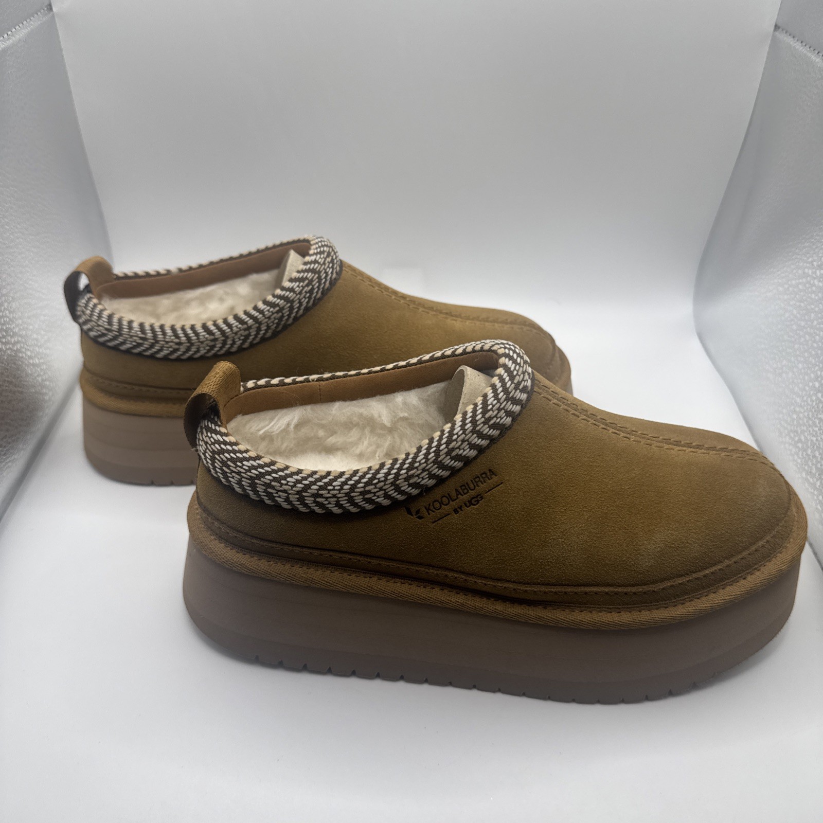 Koolaburra by UGG Women’s Burree Platform Chestnut Size US 5 EU 36 New With Box
