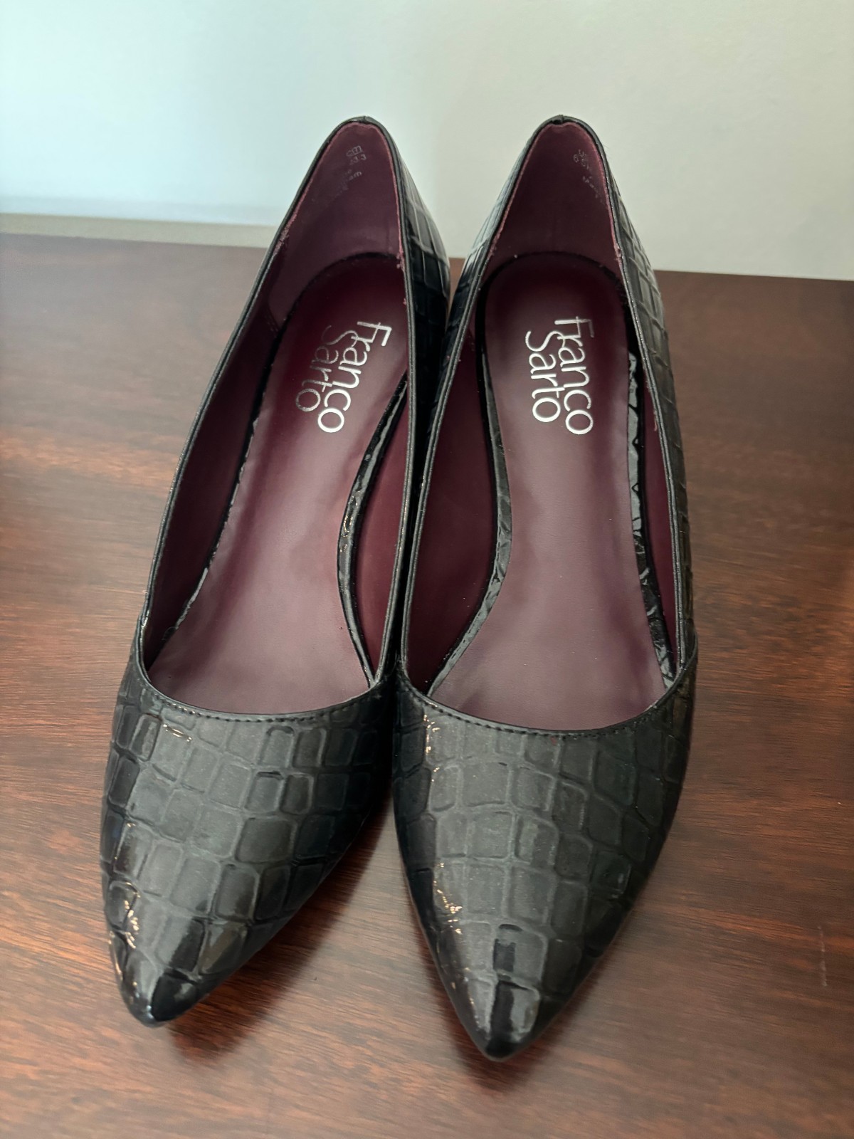 Franco Sarto Frankie Wedge Heels New Size 6.5M Black