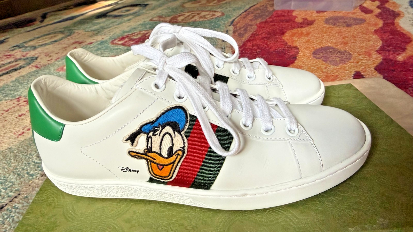 Gucci X Disney Donald Duck Shoes