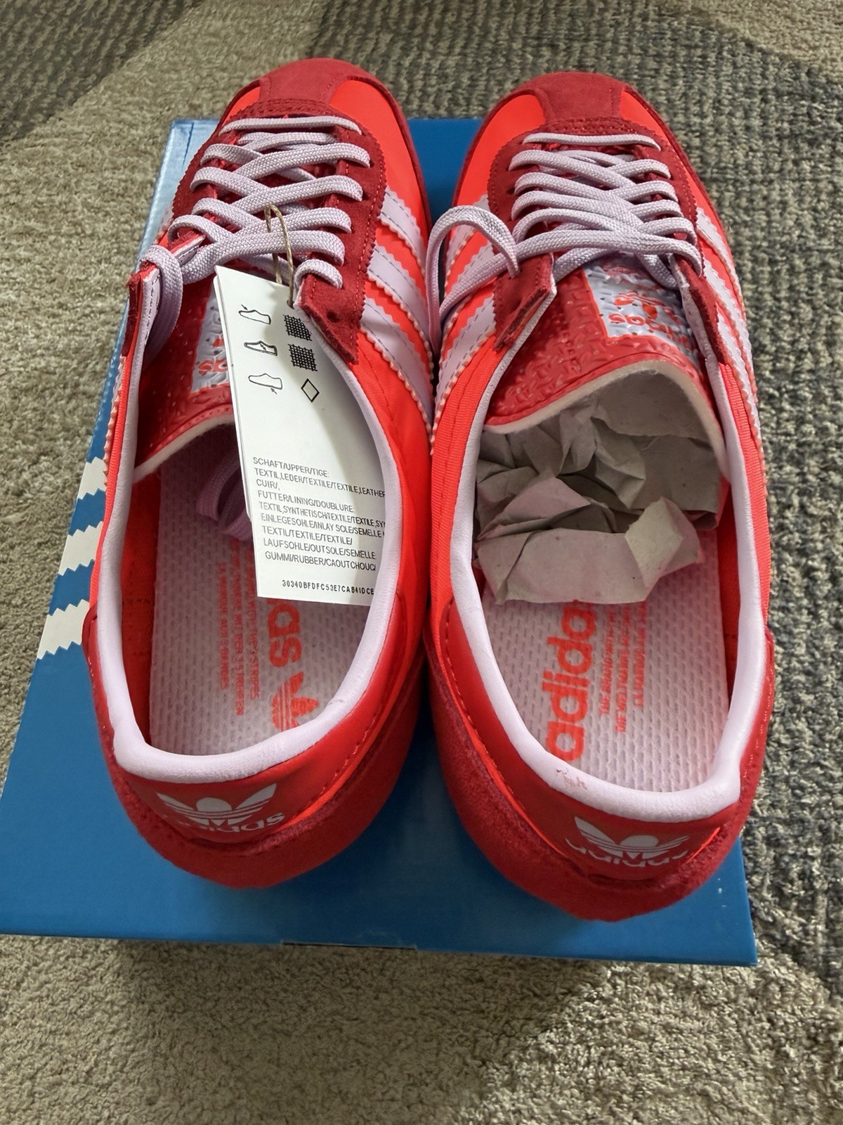 Women’s adidas SL72 OG Solar Red JH7392 Size 7.5 NIB