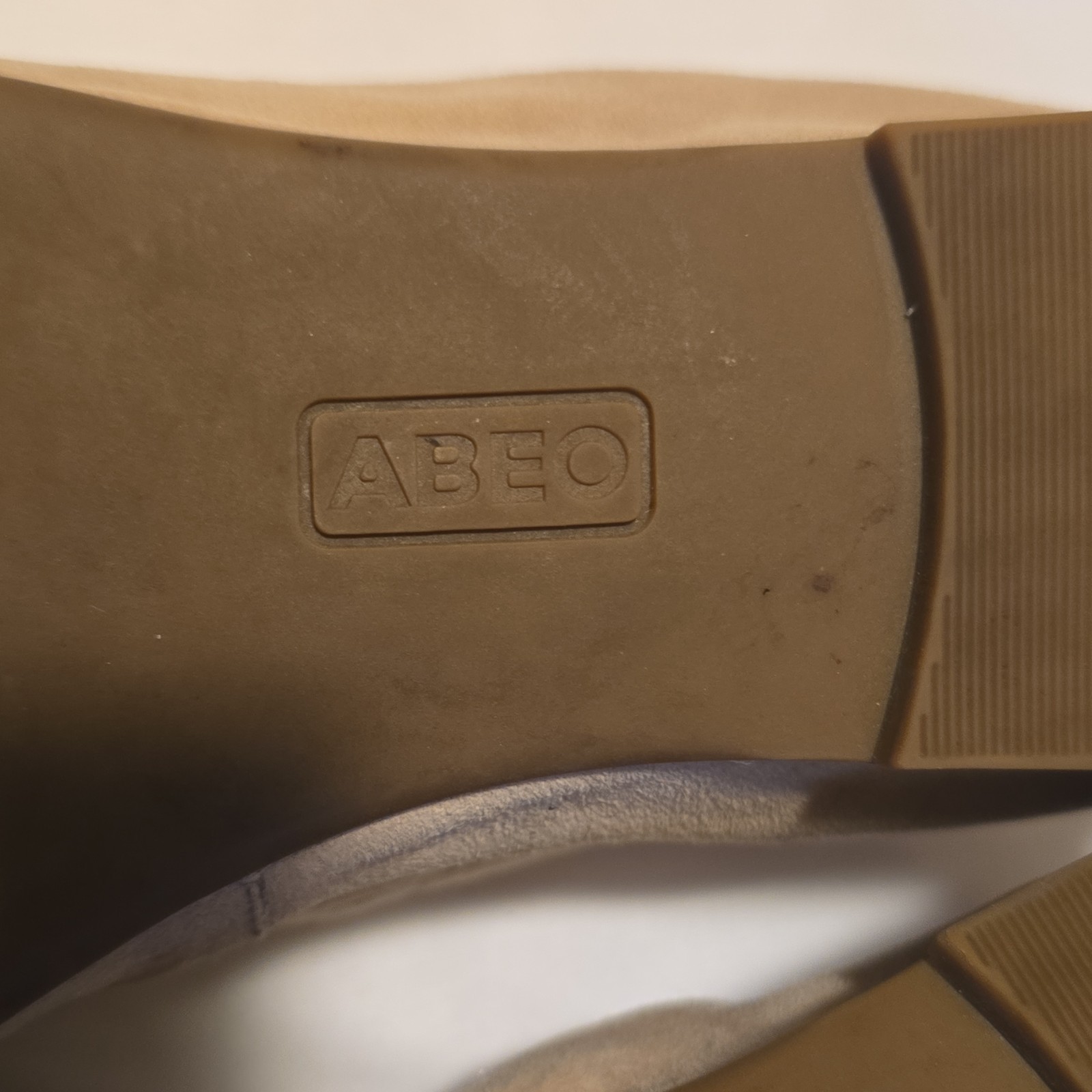 ABEO Beige Suede Ballet Flats Square Toe Slip On Bow Comfort Women’s