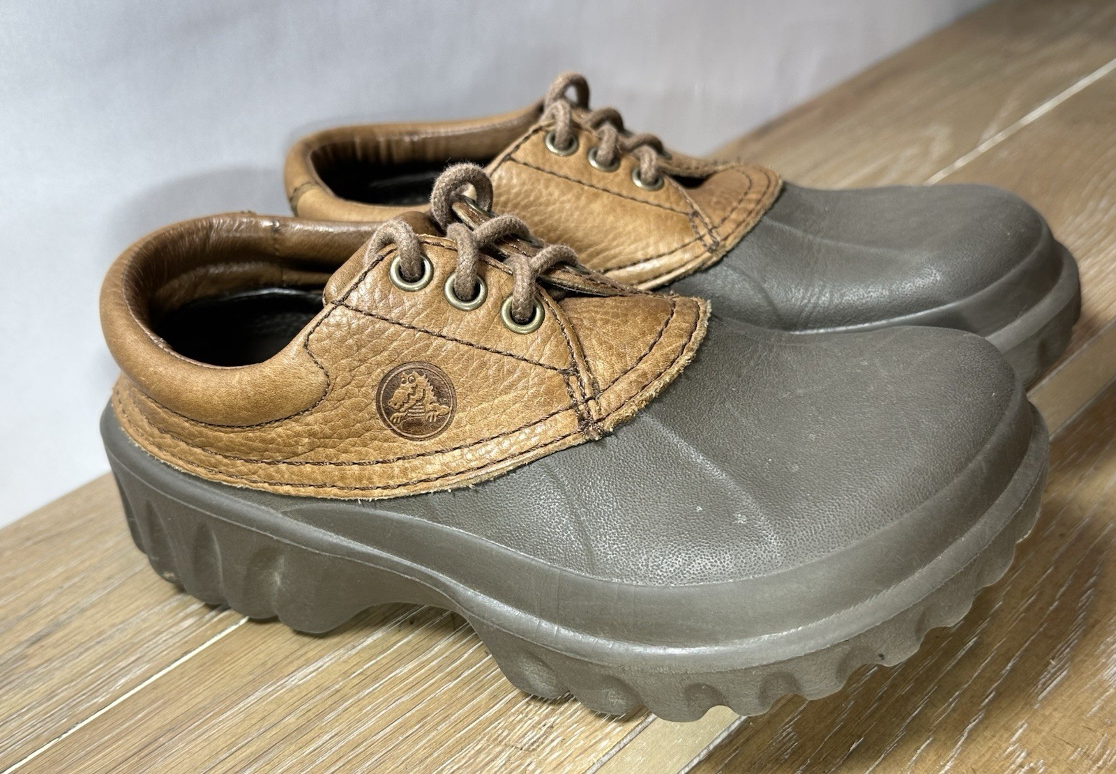 Crocs Axle Islander All Terrain Womens Size 6 Brown Casual Hiking Boat Shoes