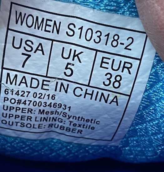 Saucony Everun Ride9 Womens Blue&Purple Running Sneakers 8mm Offset Sz.7