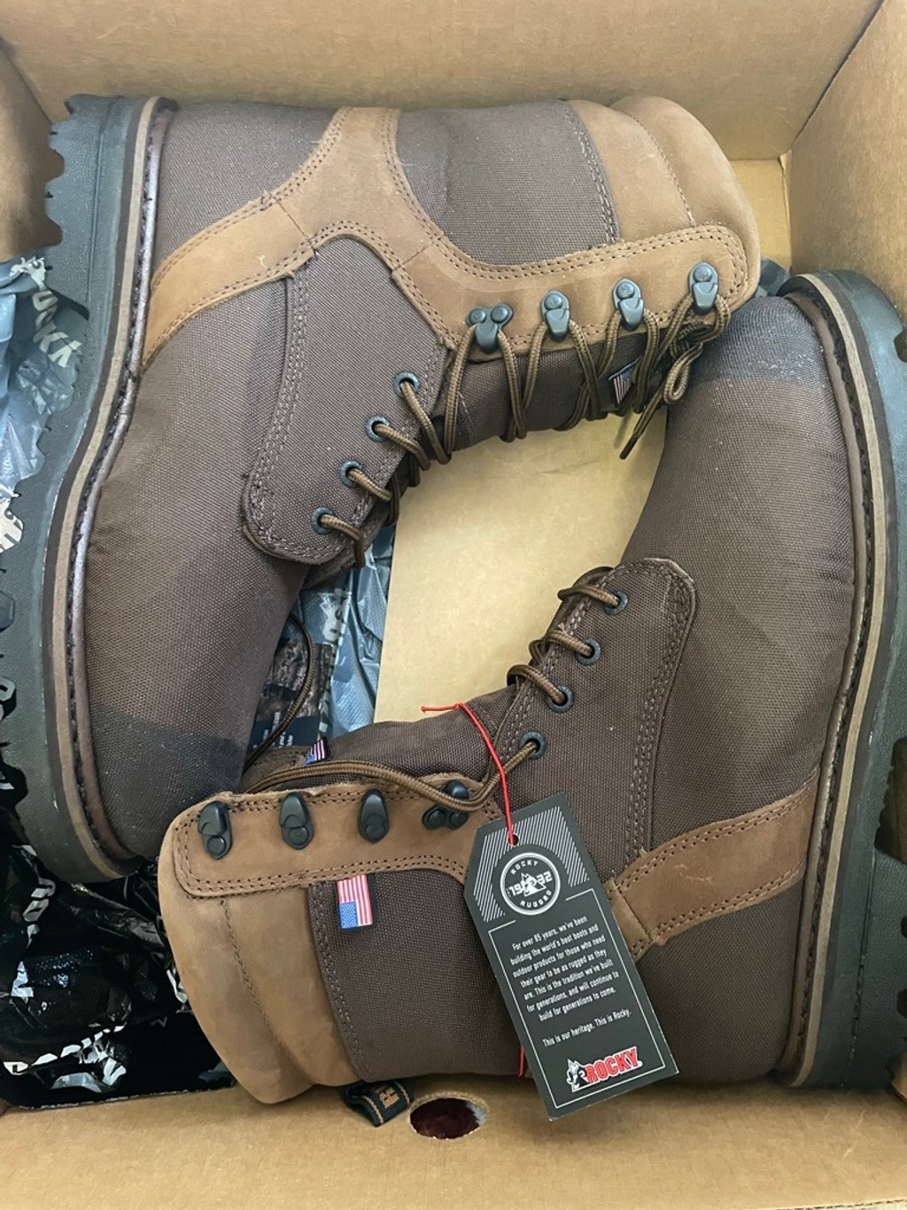 Rocky Stalker Waterproof 1000G Insulated Boots Womens 9.5 Brown USA NWT
