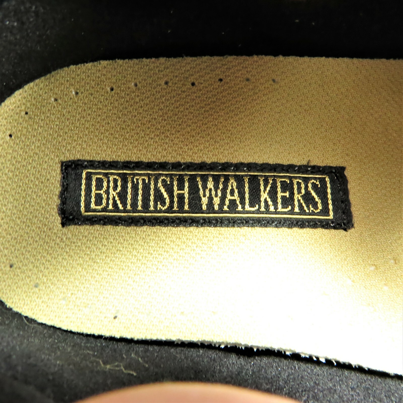 NEW – British Walkers Oxfords Womens Size 10M Black Leather Lace-Ups #3674948