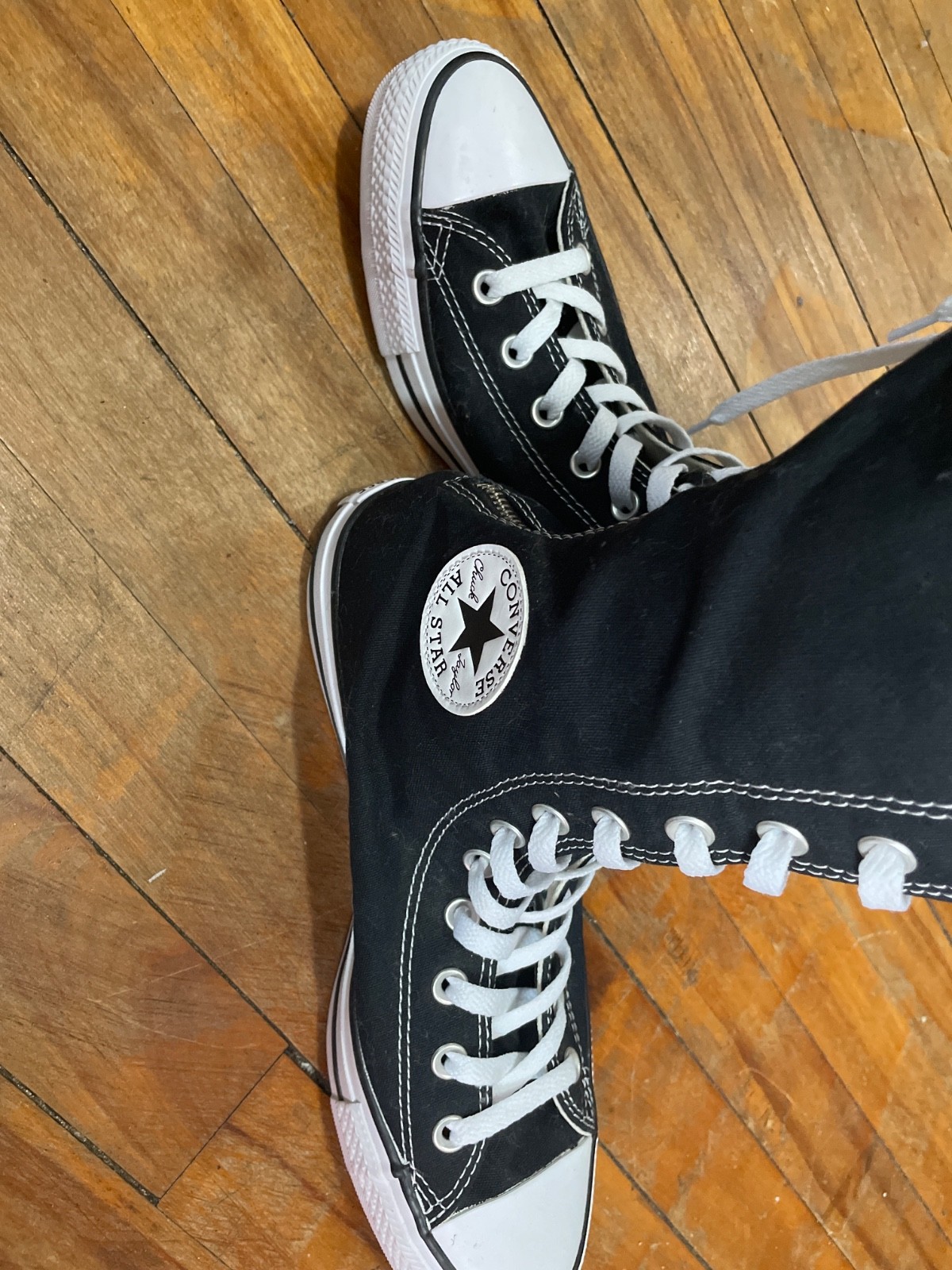 Size 10.5 – Converse Chuck Taylor All-Star Knee High Black