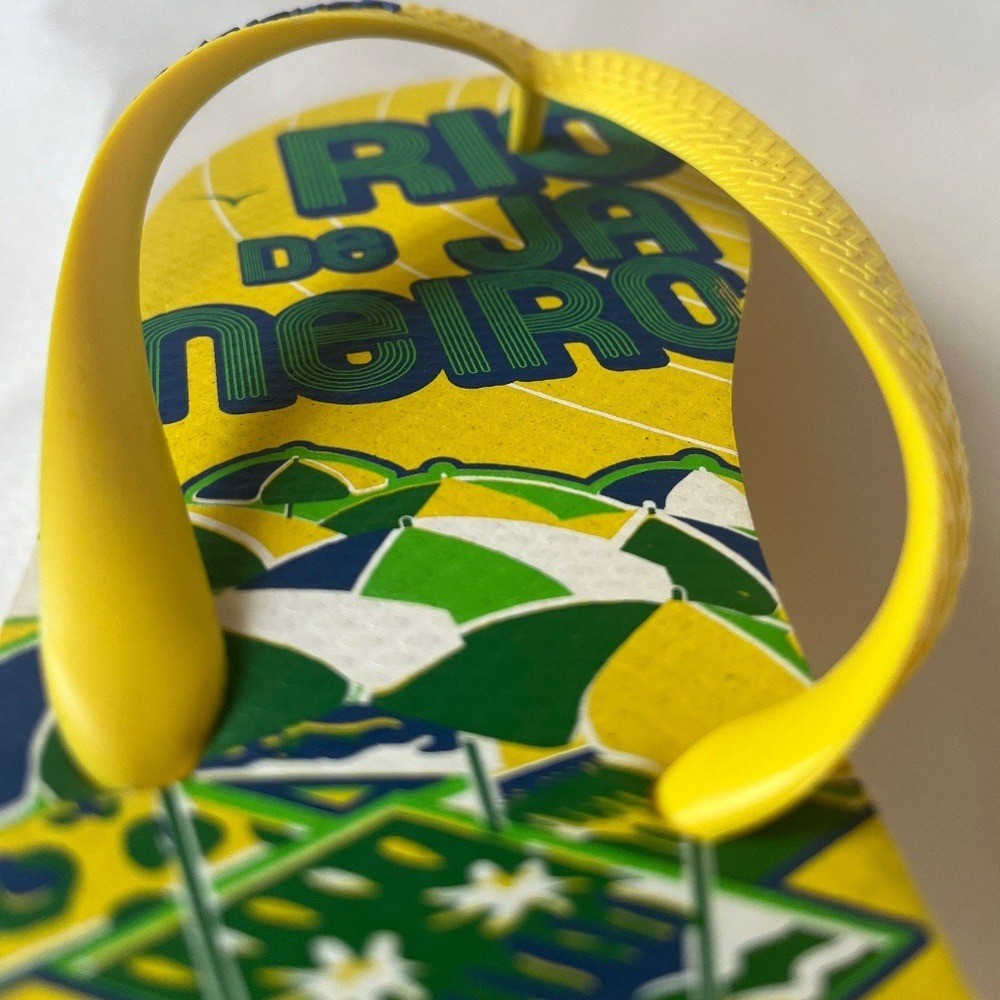 Havaianas Rio De Janeiro BrazilCopacabana Ipanema Beach Flip Flops Slides 7-8