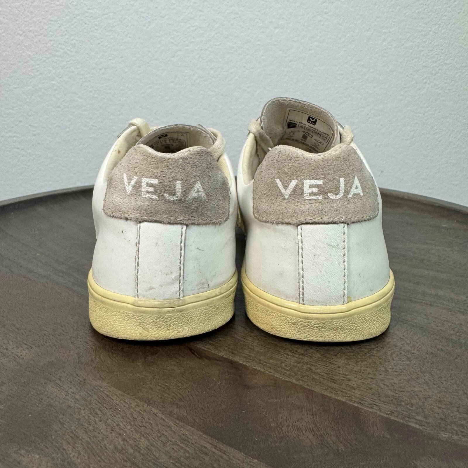 Veja Esplar Women’s Esplar Leather Sneakers Low Top Lace Up Comfortable White 38