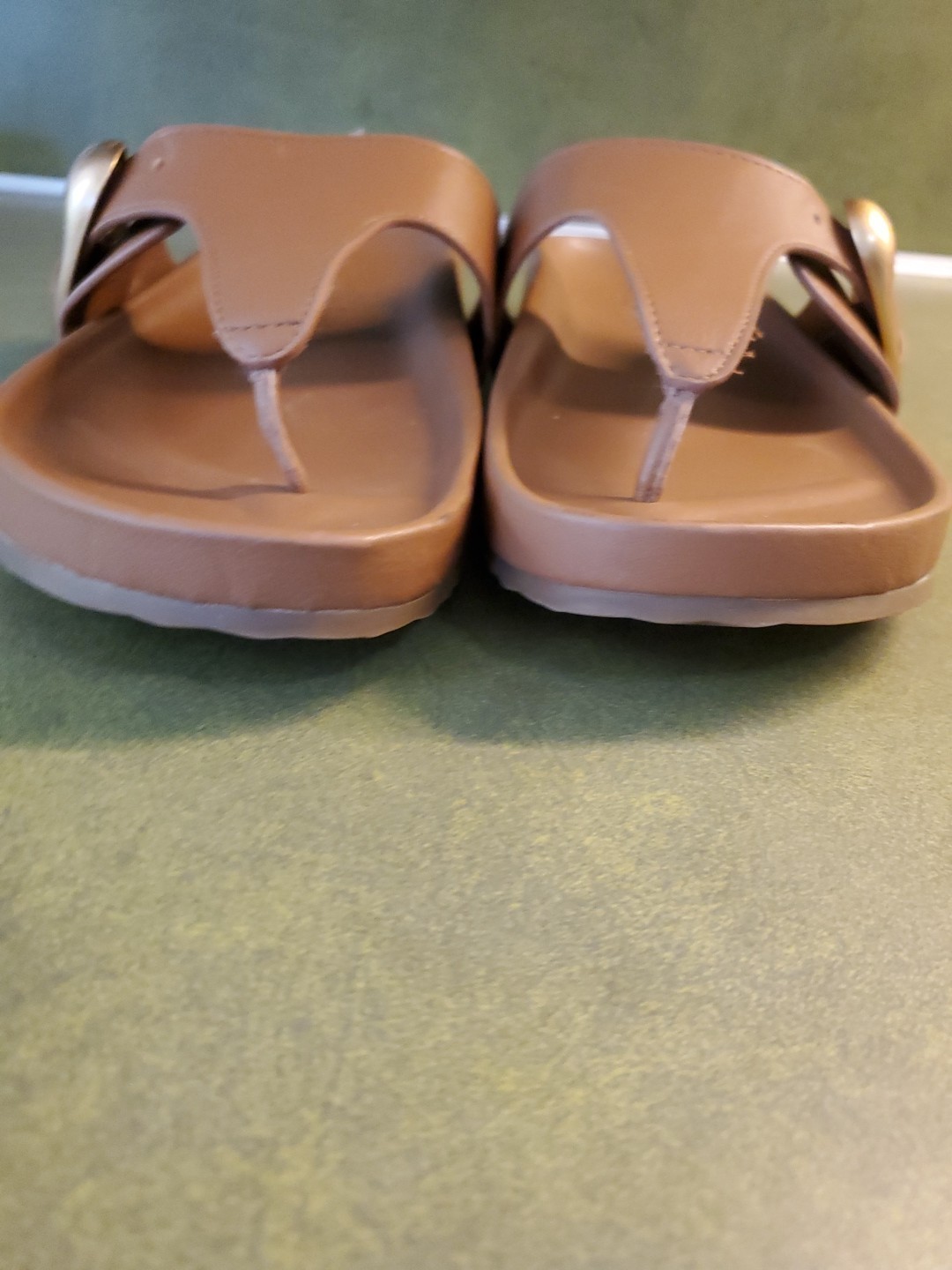 Aerosoles Women Sandals Camel color- Size 10 M-adjustable