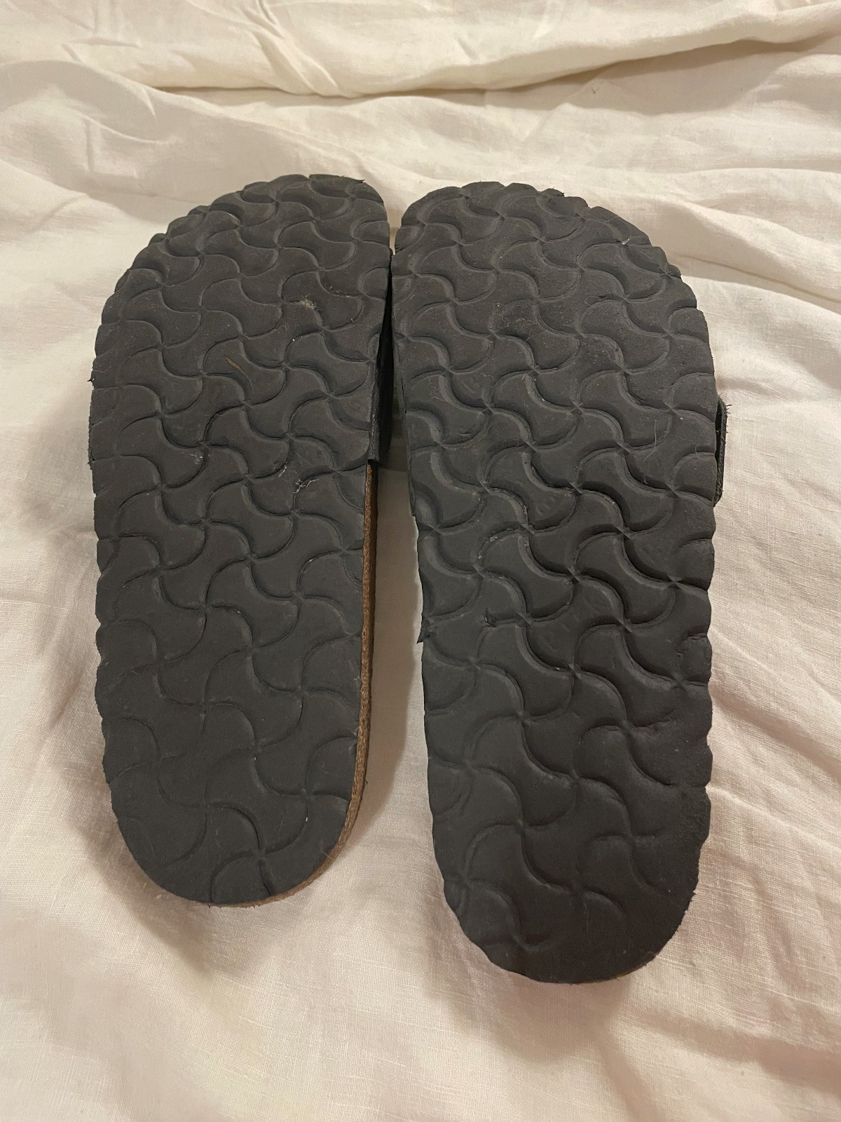 Birkenstock Madrid Big Buckle Sandals – Black Oiled Leather – EU 38 (7-7.5)