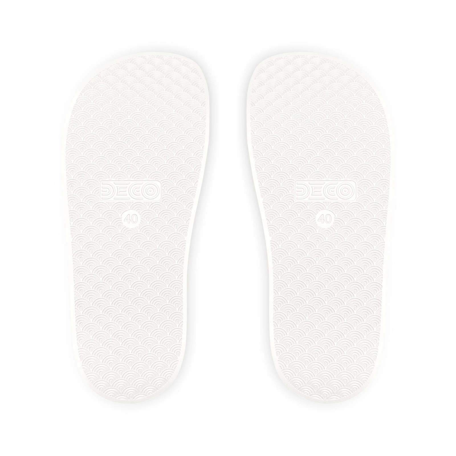 Out of Office Blue Toile Slide Sandals (Removable Strap)