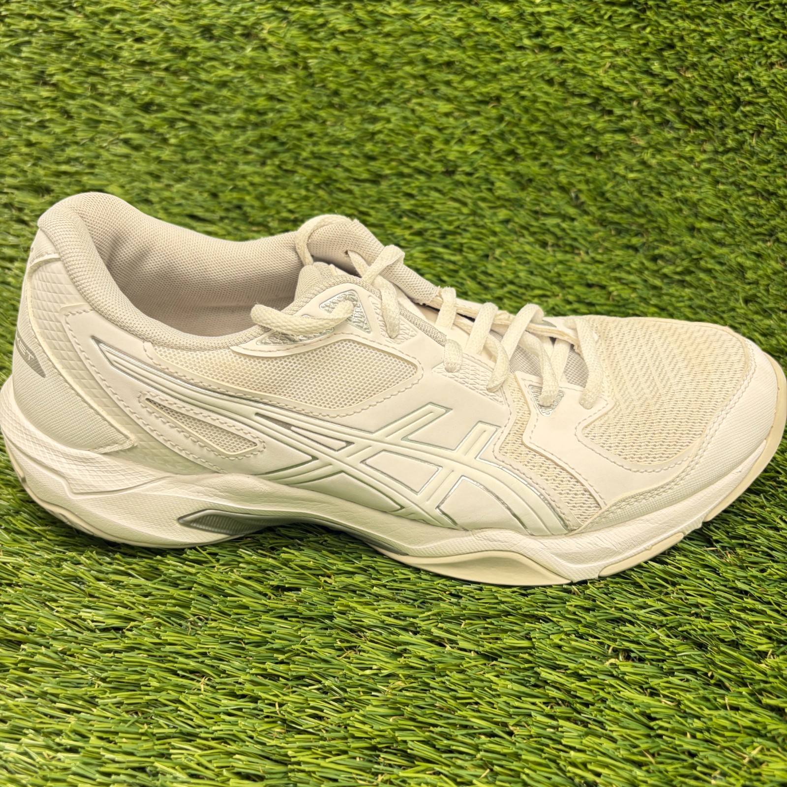 Asics Gel-Rocket 10 Womens Size 9.5 White Running Volleyball Shoes Sneakers