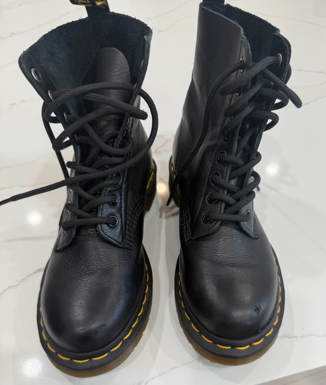 Dr. Martens 1460 Pascal Virginia Leather Boots for Women, Size US 5