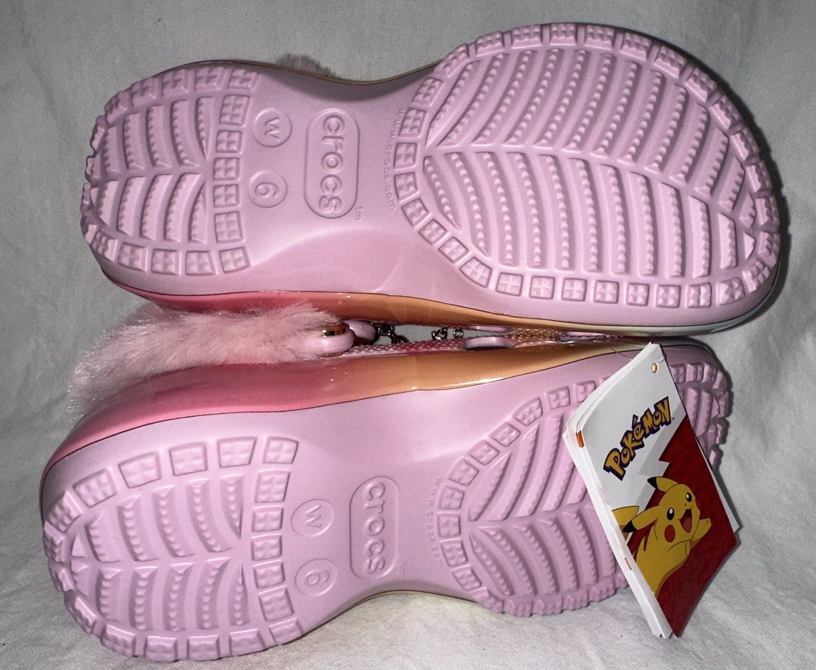 Pokémon x Crocs Classic Platform Clog EEVEE Prismatic Evolutions SZ W6