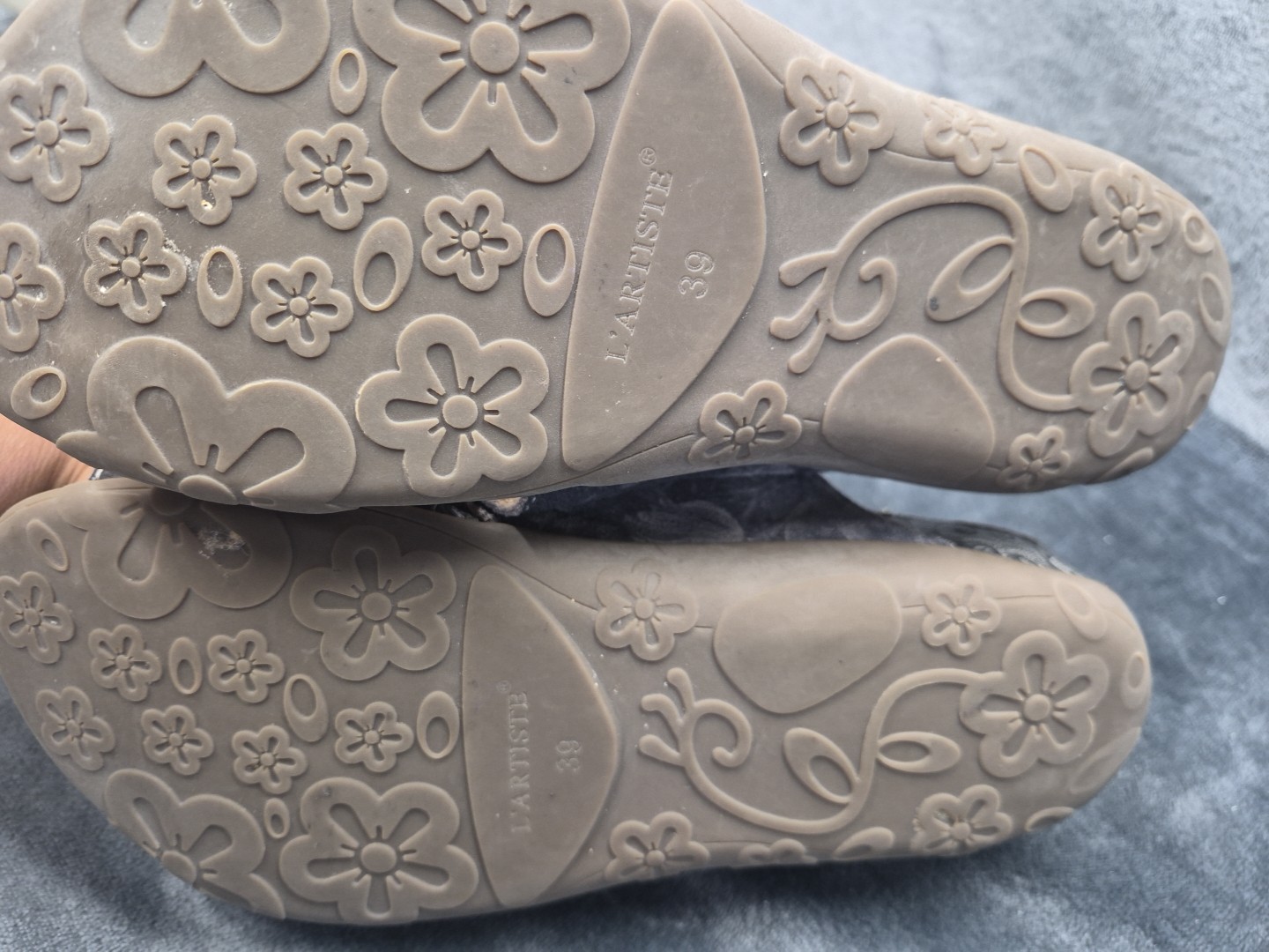 L’artiste Caelana By Spring Step slide Sandals 39 (USA 8.5) In Gray Tone