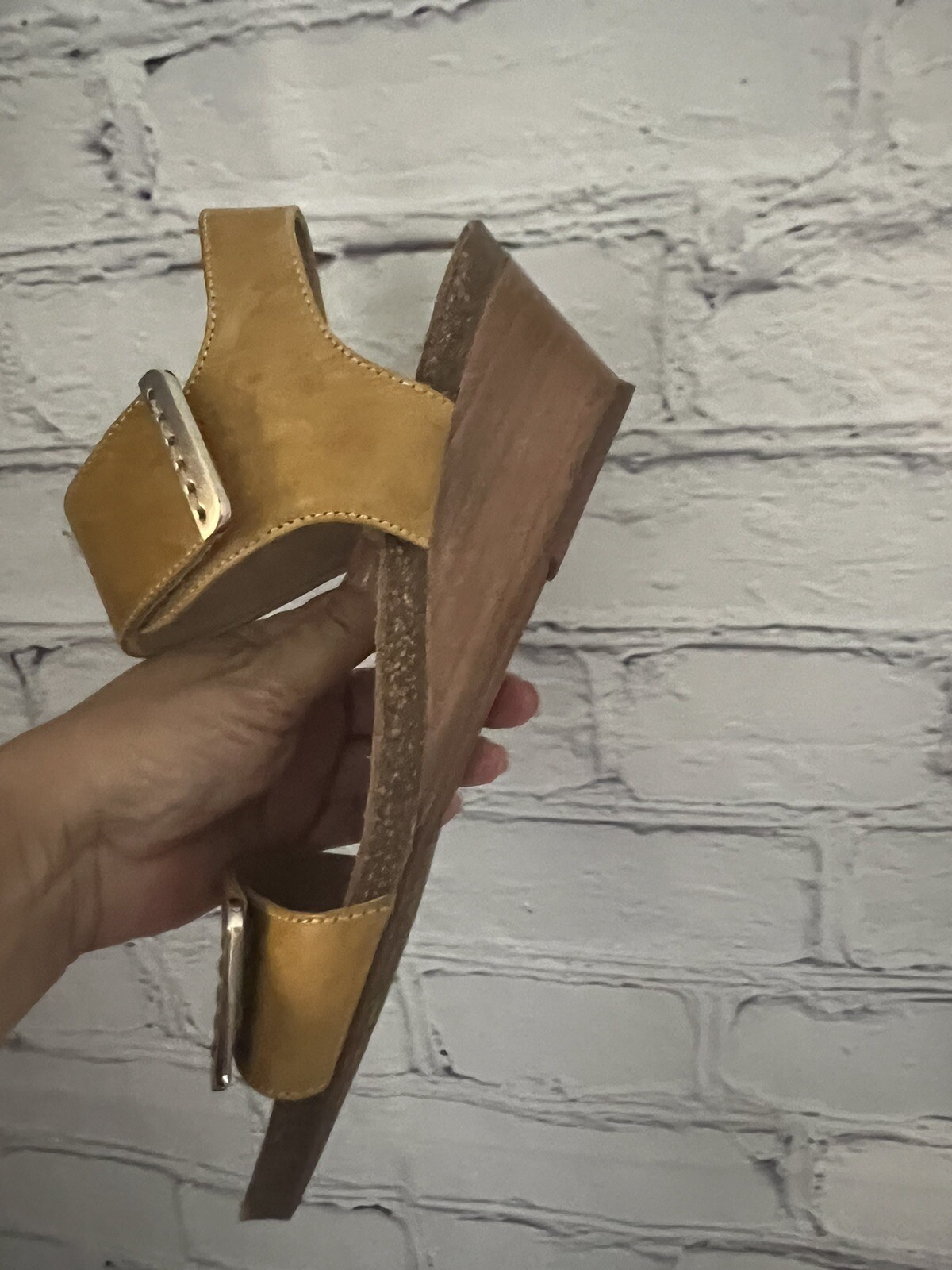 Sofft VERDI Lemon Yellow Sandal EUC Women’s Size US 9.5
