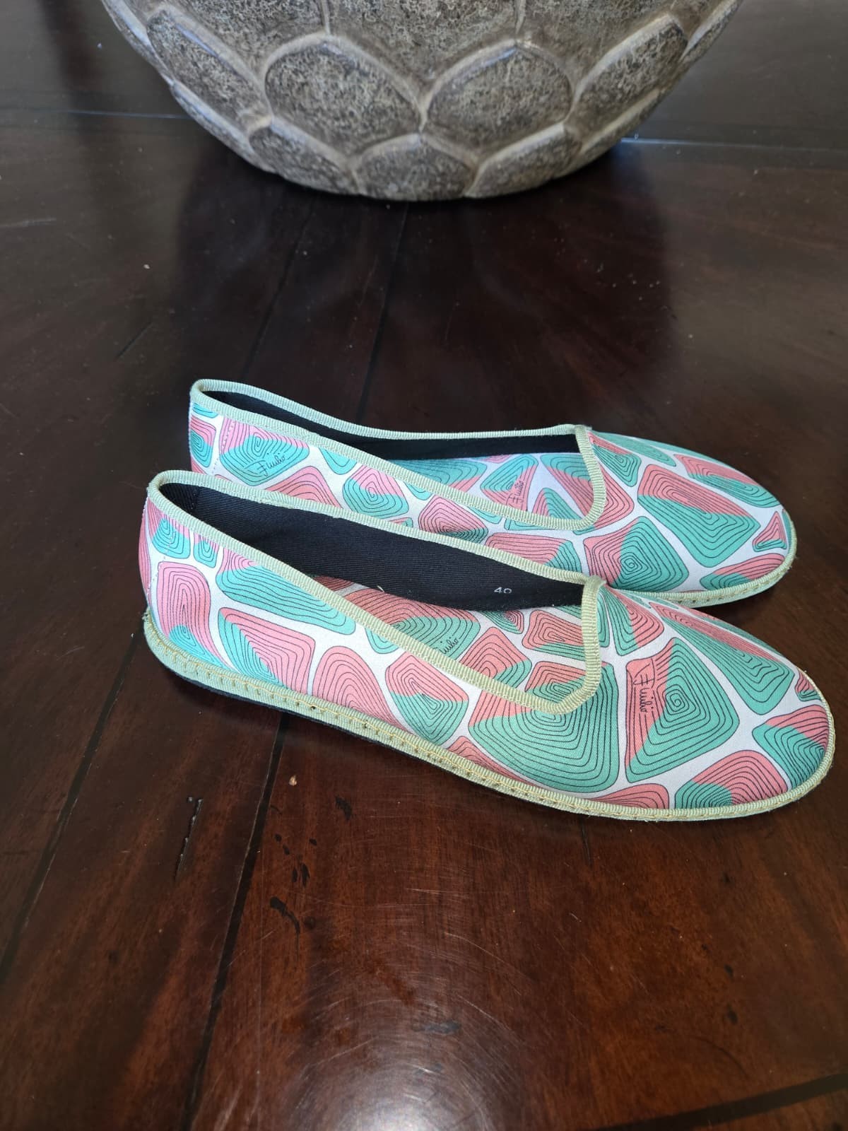 Emilio Pucci «Friulane» Flat Shoes Slip-ons Pucci Pattern SIZE 40 ~ MSRP $370