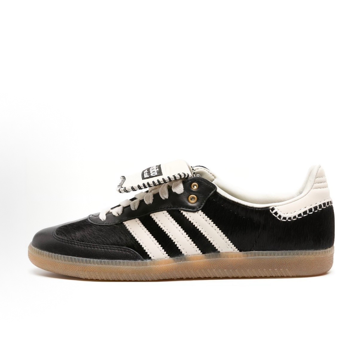 Unisex Wales Bonner x adidas Originals Black/Brown Sanba Pony Tonal Casual Shoes