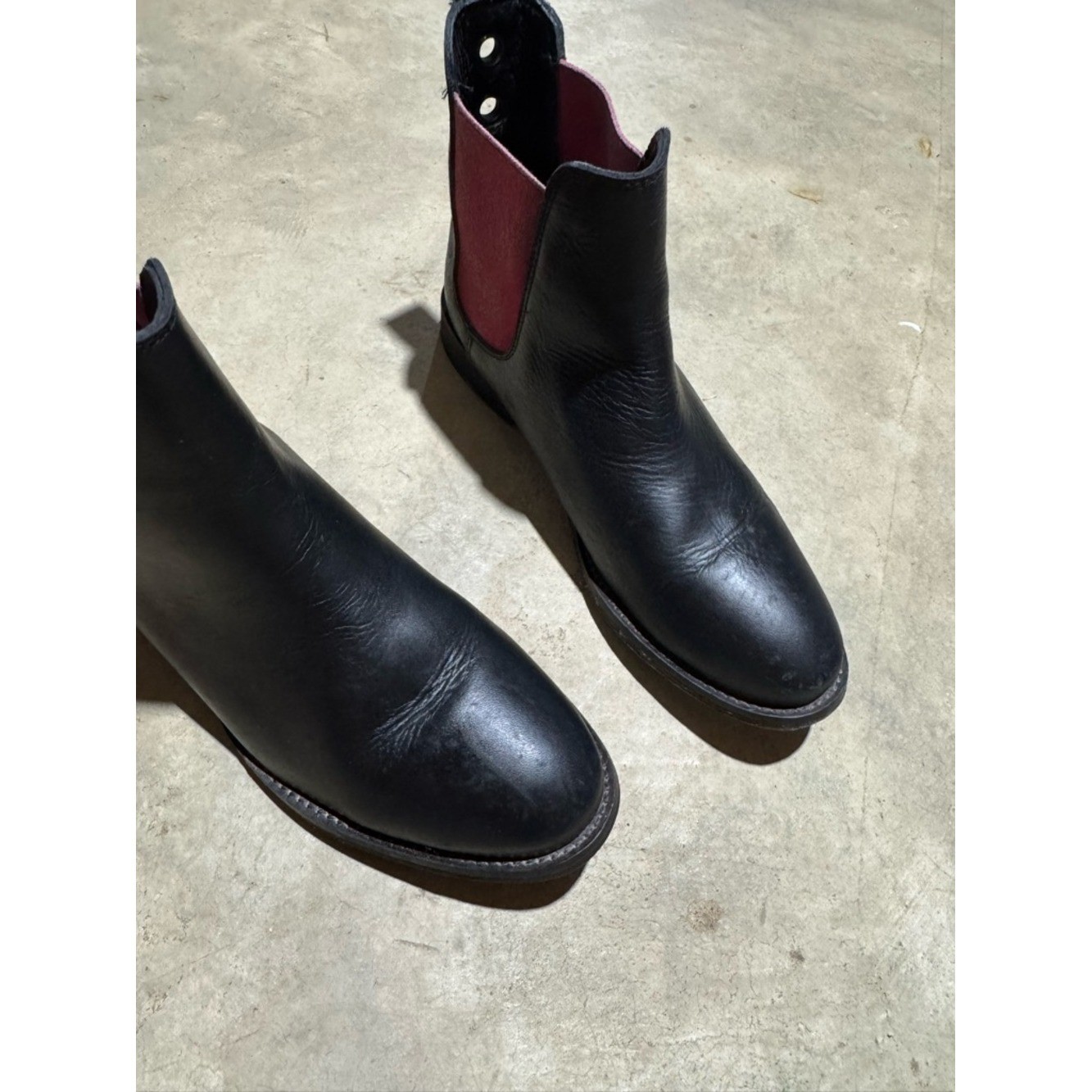Free People x Faryl Robin Mountain Peak Janice Boot Women Size 7 Black Chelsea