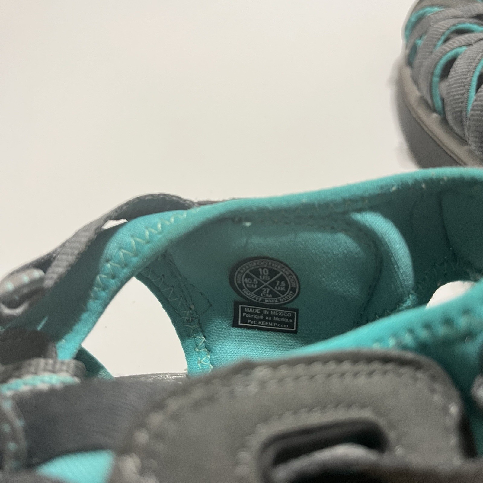 KEEN Waterproof Drawstring Women’s Sandals Gray/Teal US 10