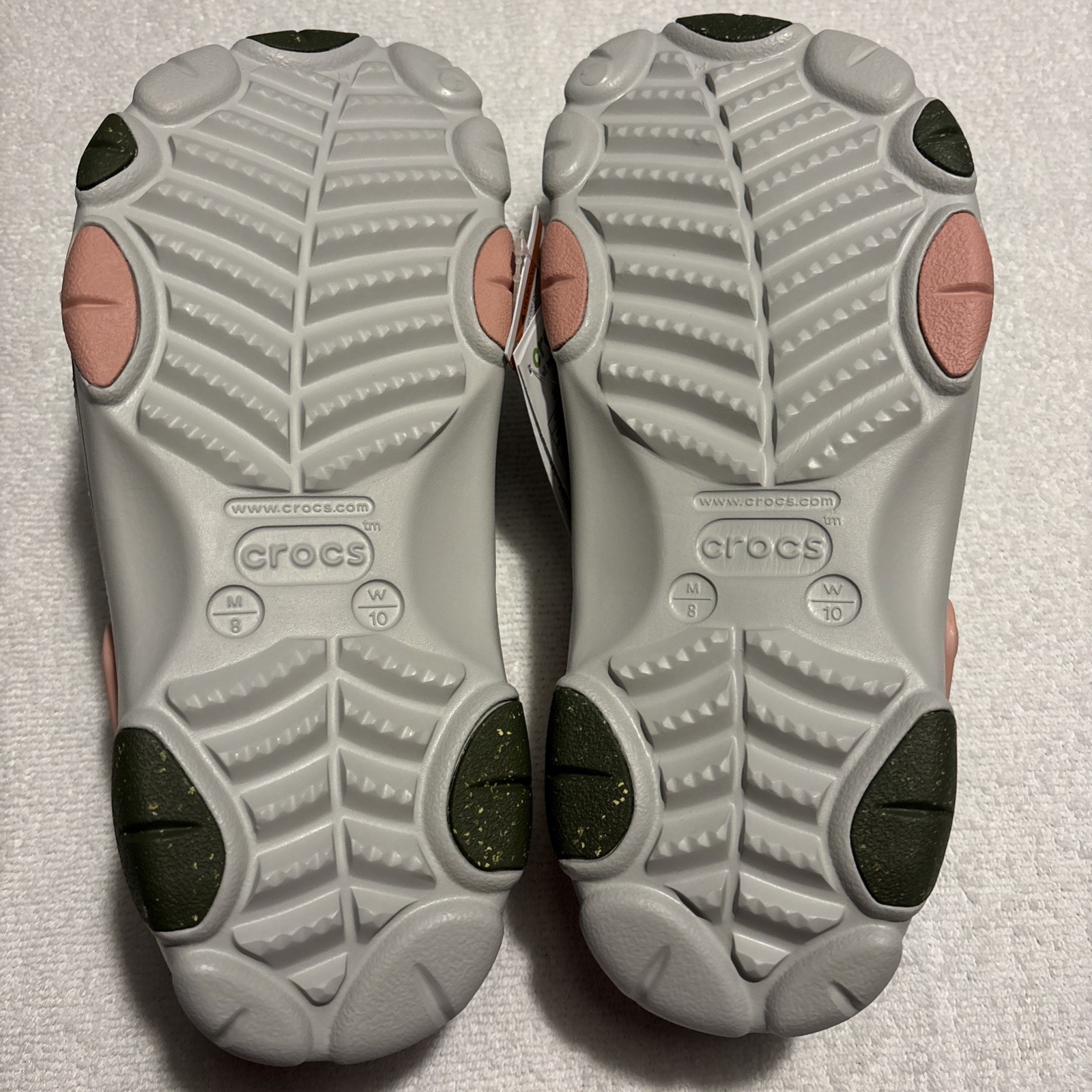 Crocs All Terrain Clog Adjustable Straps Size Men’s 8, Woman’s 10.