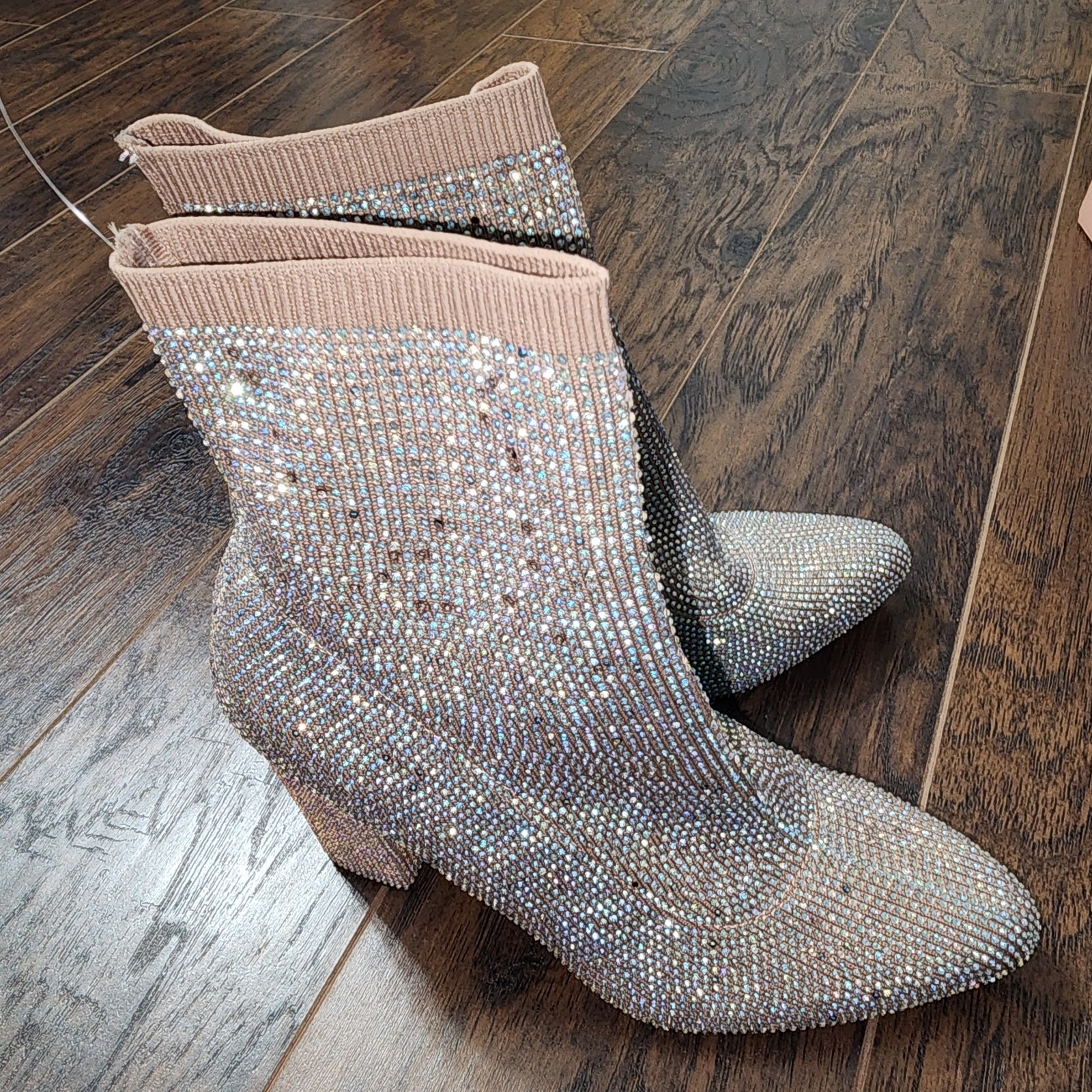 Wild Pair Boots Size 9 Womens Multicolor Pointed Toe Block Heel Fashion Booties