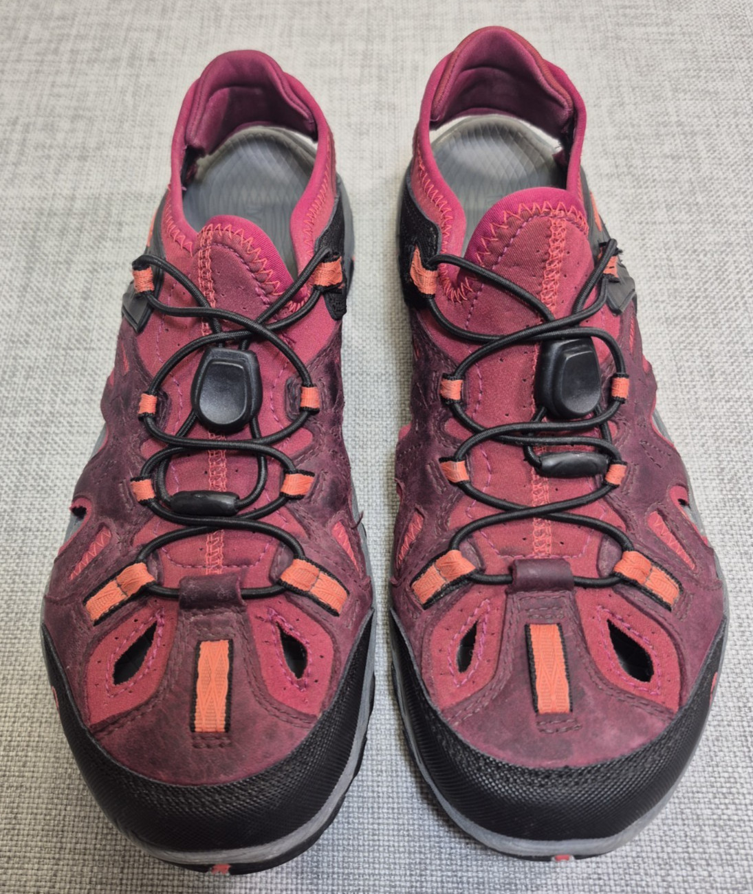 Merrell All Out Blaze Sieve Womens Sz 10 Vineyard Wine Pink Hiking shoe