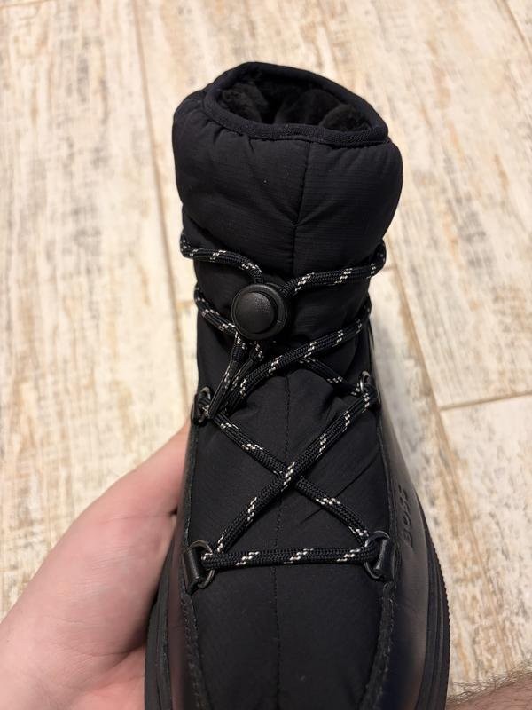 Women Hugo Boss Boots Black Nylon 39