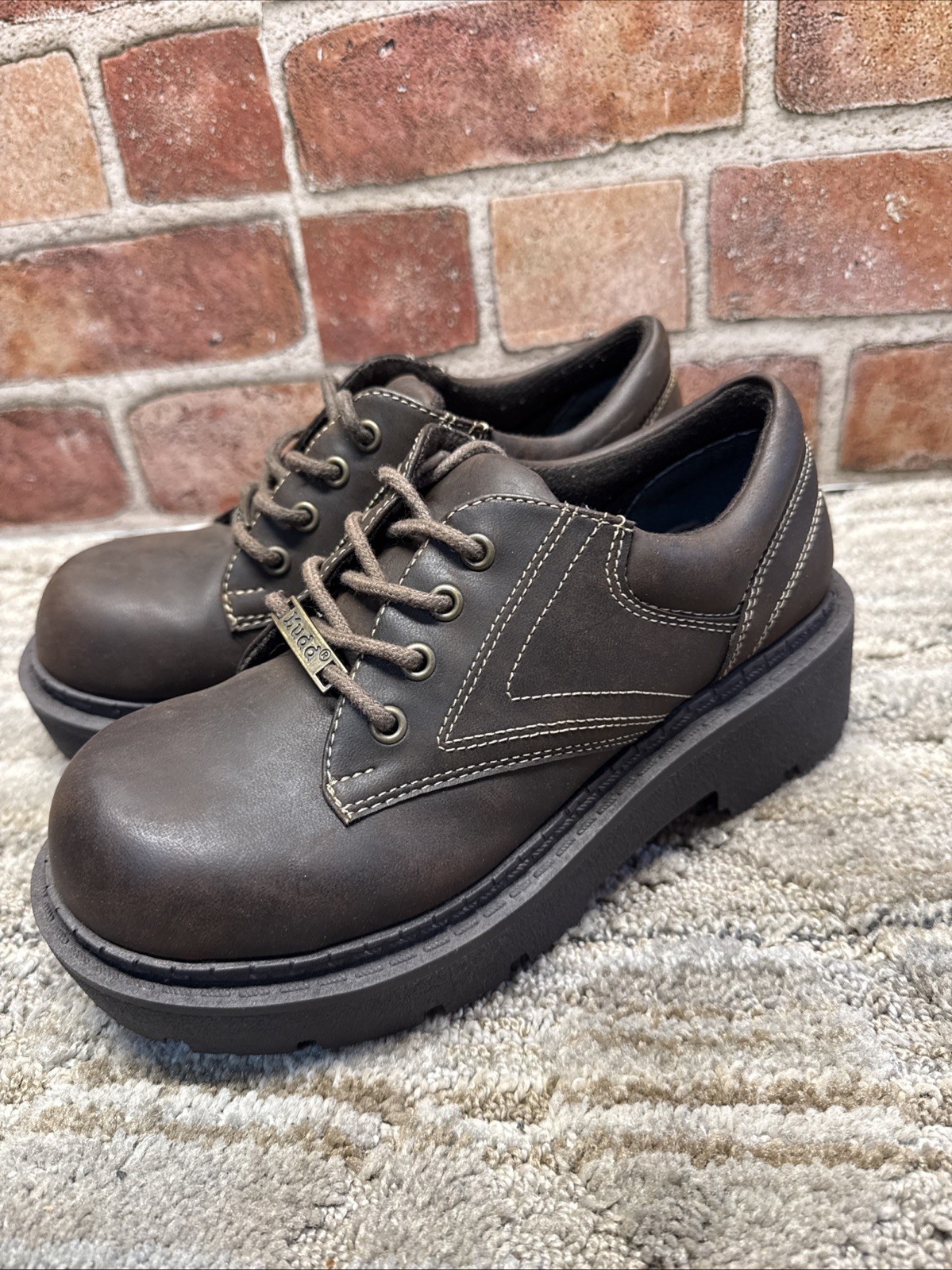 Y2K Chunky Brown Mudd Shoes Size 5 Women’s