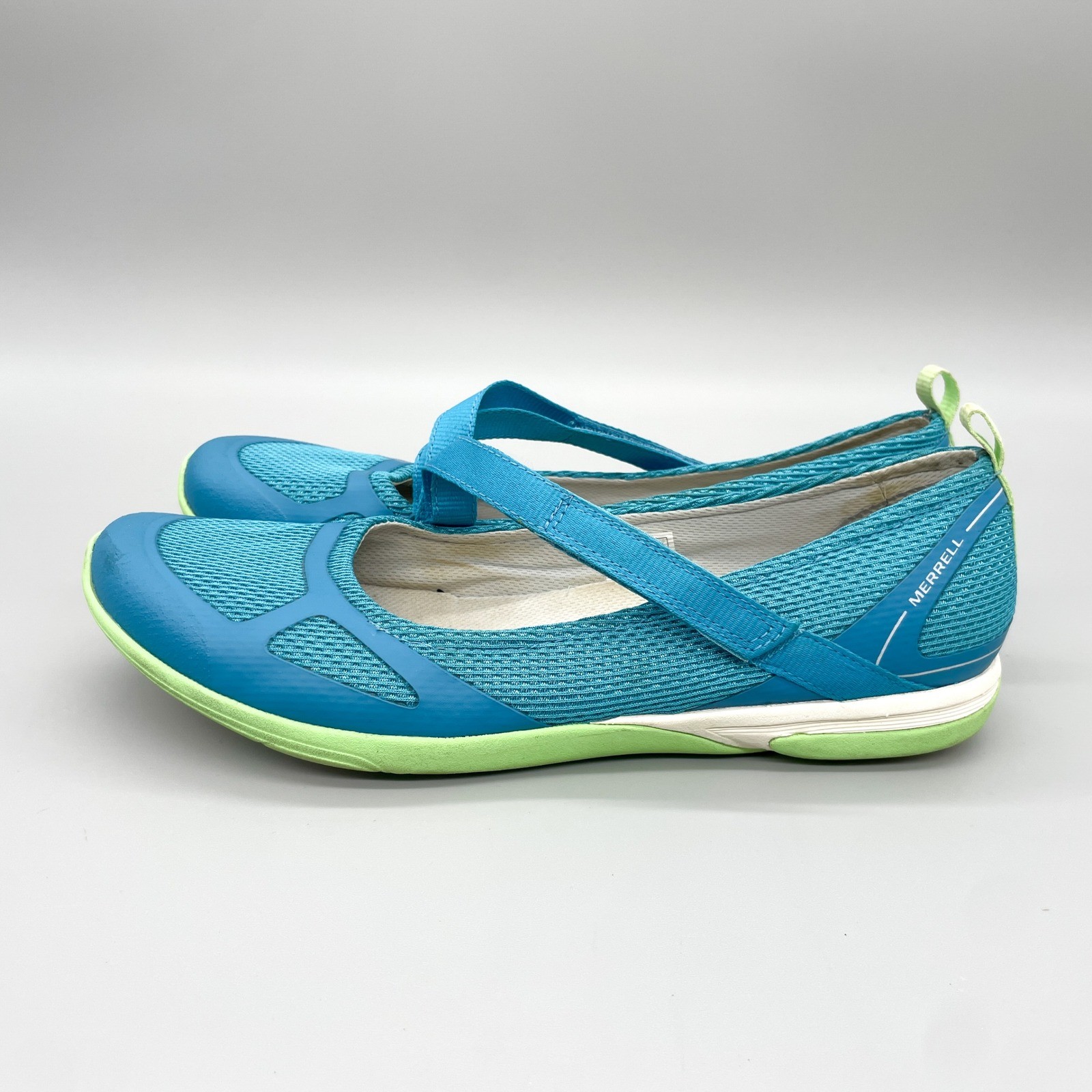 Merrell Ceylon Sport Mary Jane Sneakers Womens 11 Teal Blue Green Casual Travel