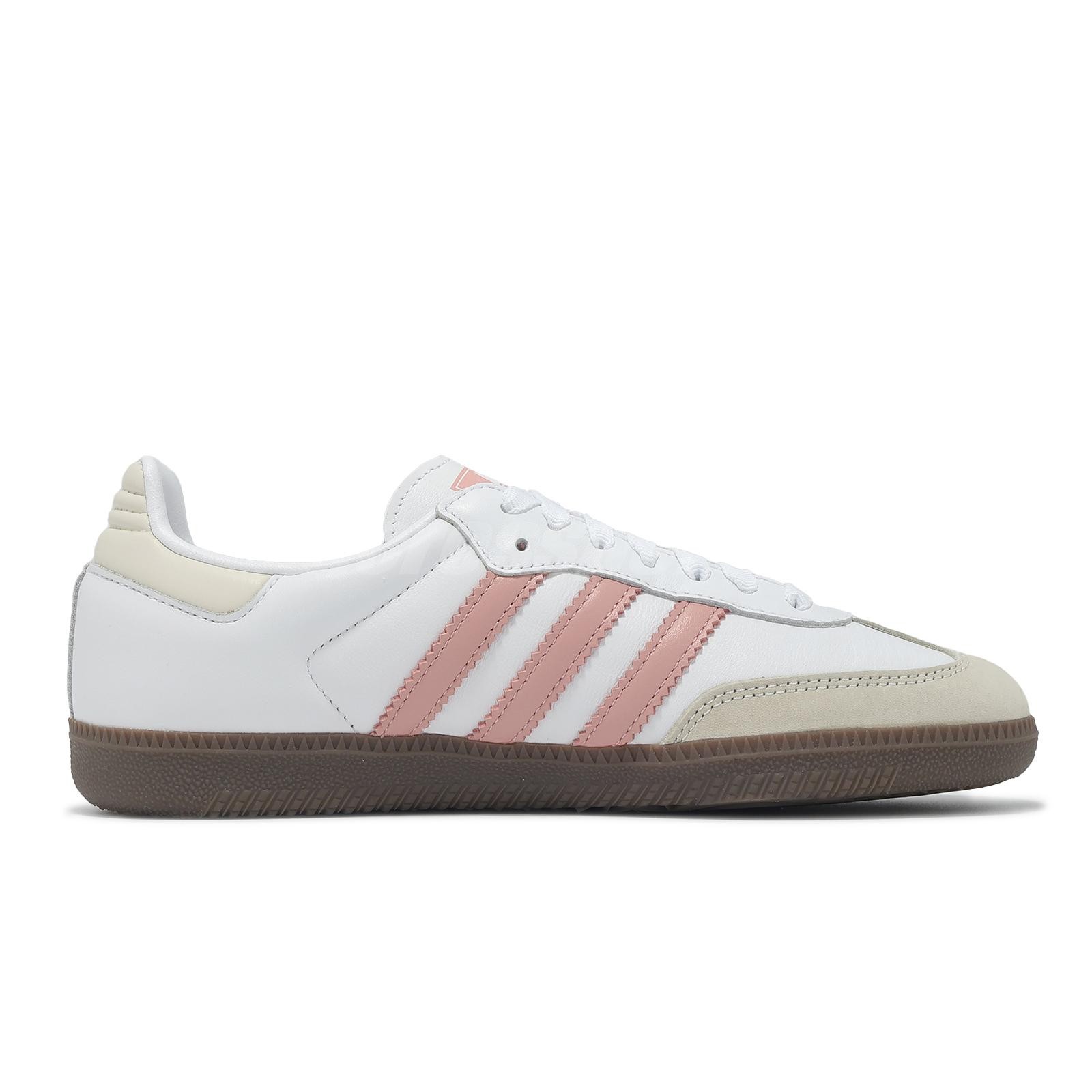 adidas Originals Samba OG W White Pink Women Casual Lifestyle Shoes JI2677