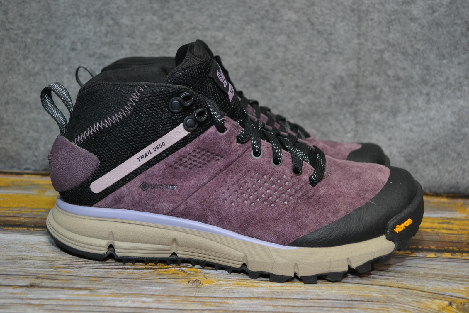 Danner Trail 2650 Mid GTX Shoes Womens 7.5 Marionberry Gore-Tex Hiking Boots