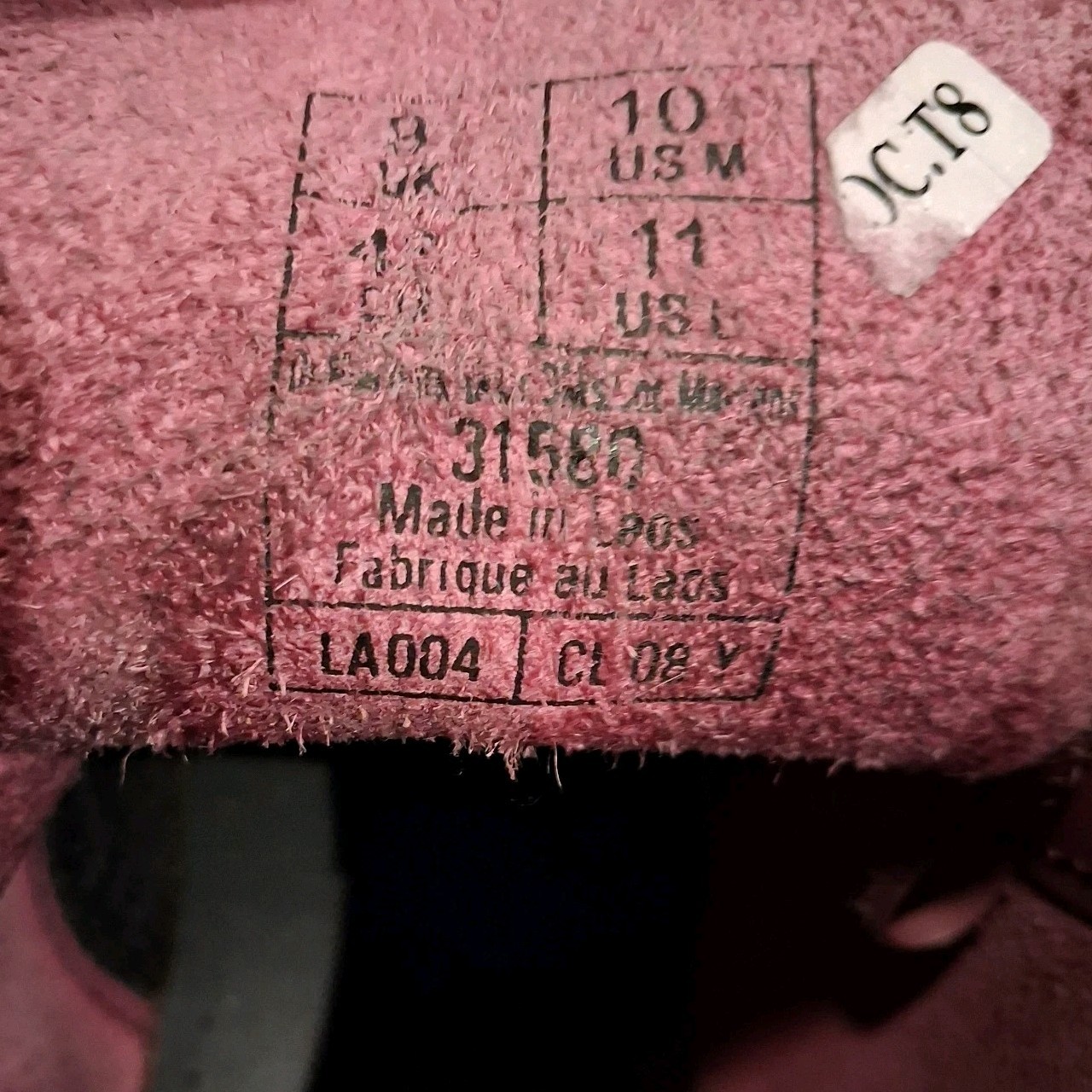 Dr Martens 1460 Womens US 11 Muted Purple Smooth Leather 8 Eye Combat Boots Pink