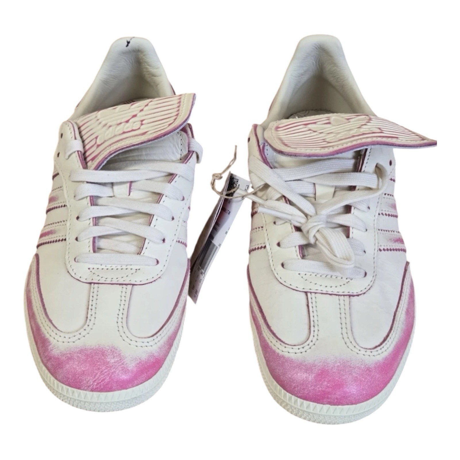 Adidas Women Samba LT Size 10.5 / Men 9 Distressed Pack Cream White Shoes JR5998