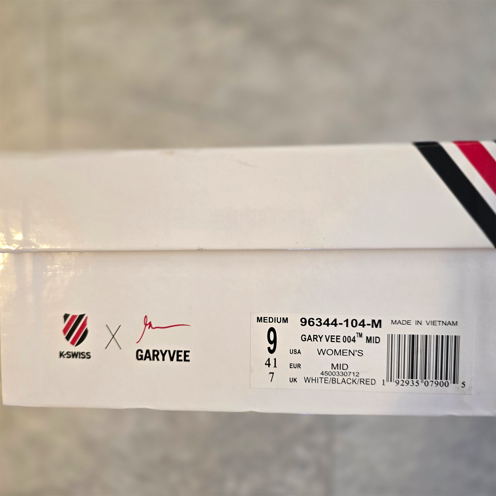 BRAND NEW K-SWISS GARY VEE 004 Positivity Optimism Rare Ltd Ed Sneakers 9 NIB