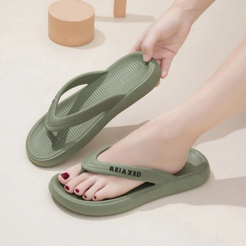 Women’s Lightweight Flip Flops Breathable Non-slip Men Outdoor Couple Beach Idea