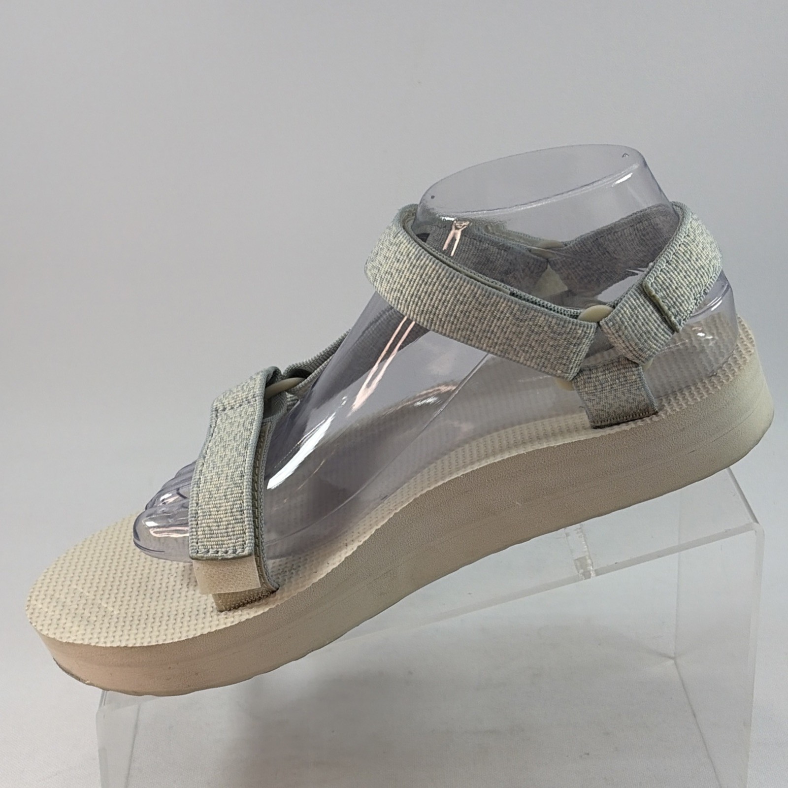 Teva Midform Universal Sandals Women’s Sz 9 Boho White & Blue Strappy