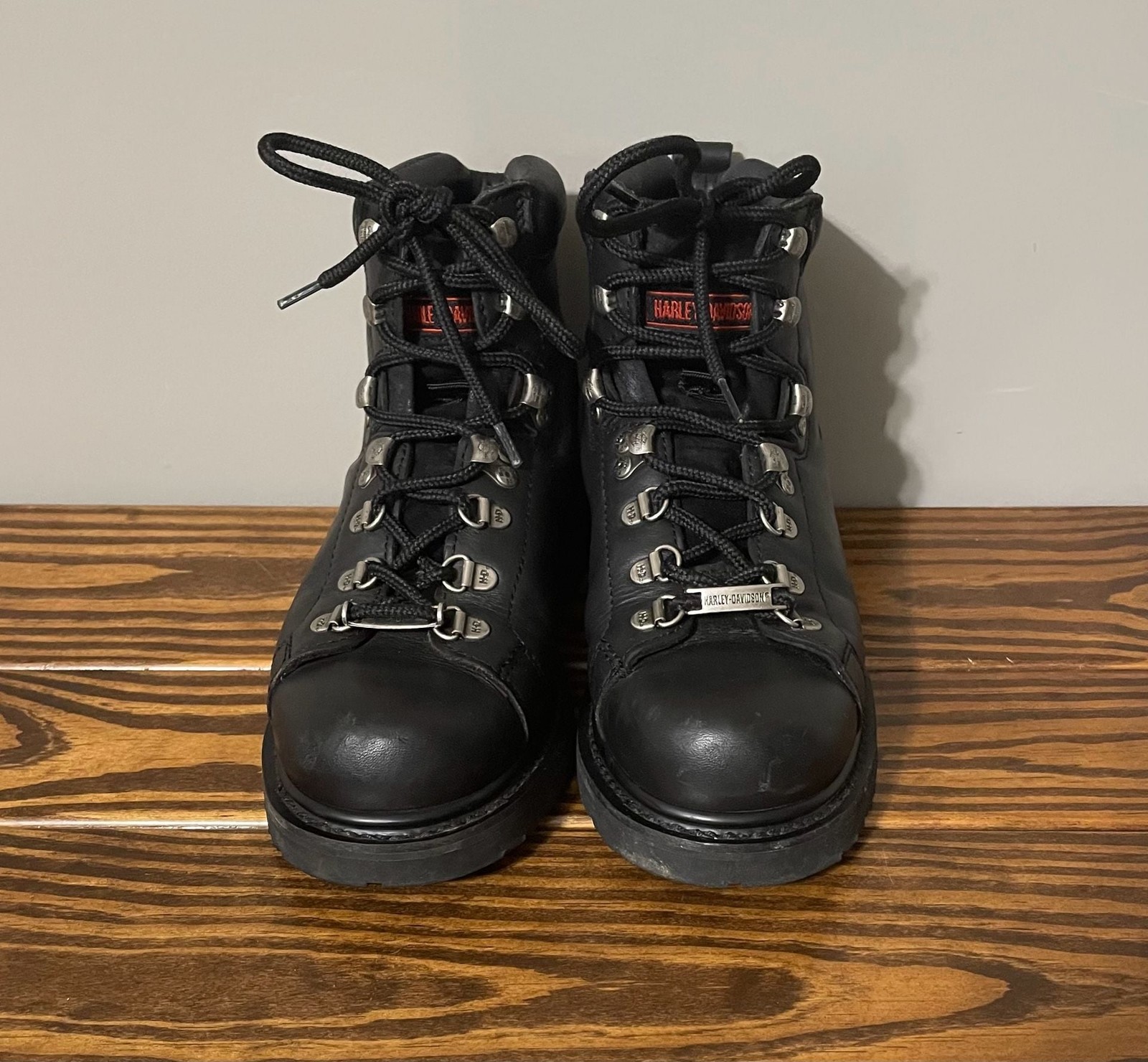Harley-Davidson Women’s Dipstick 6-Inch Leather Lace-Up Motorcycle Boots