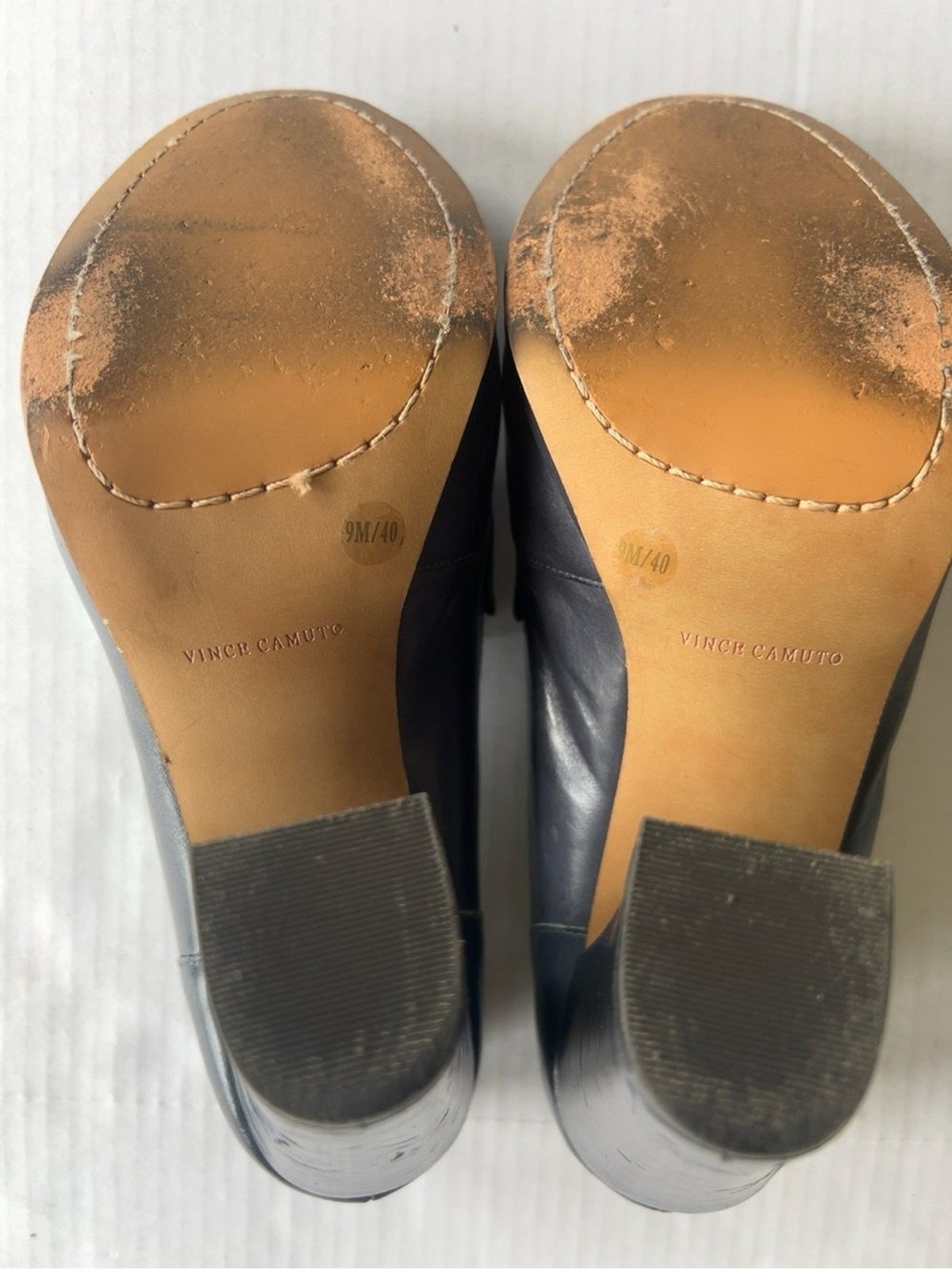 Vince Camuto Women’s Black Leather Tassel Loafers