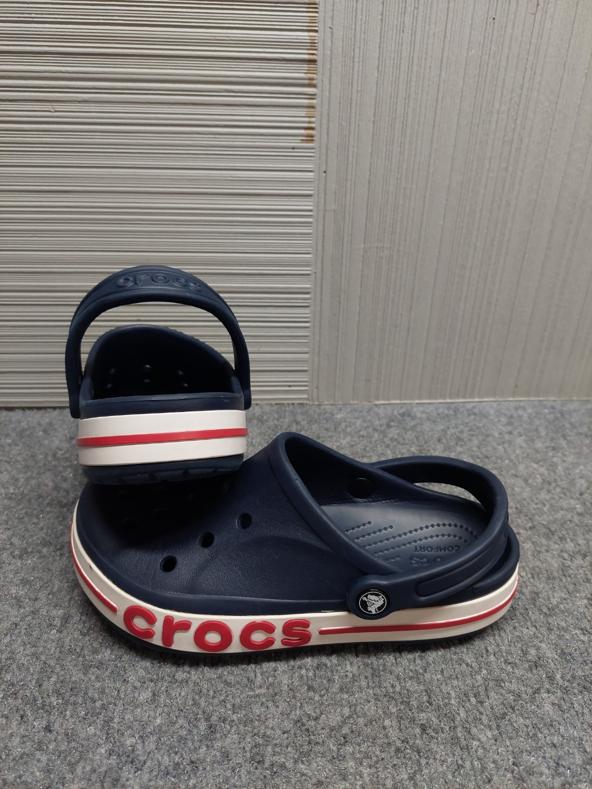 Crocs Bayaband Clogs Women Sandals 8 Blue Closed Toe Slip On Comfortable Outdoor